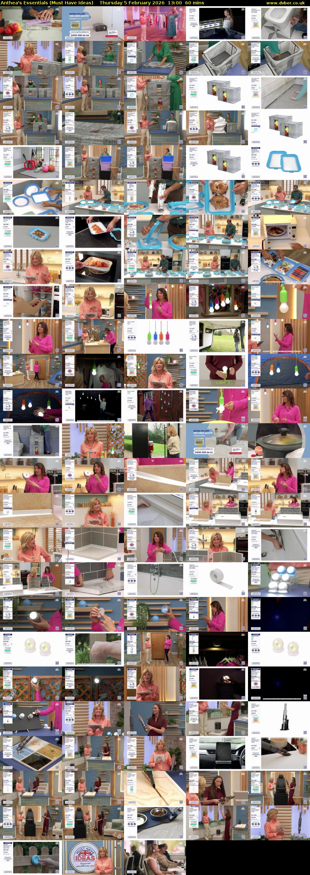 Anthea's Essentials (Must Have Ideas) Thursday 5 February 2026 13:00 - 14:00