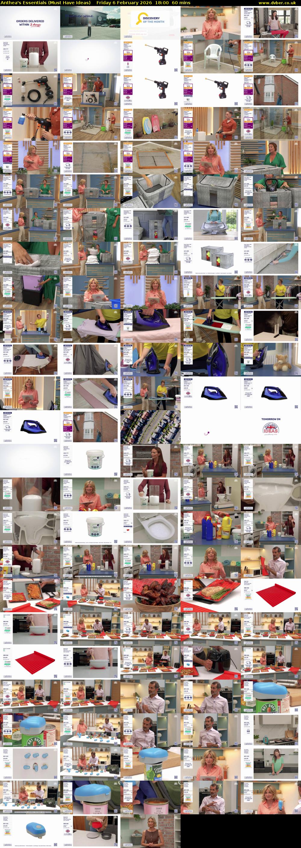 Anthea's Essentials (Must Have Ideas) Friday 6 February 2026 18:00 - 19:00