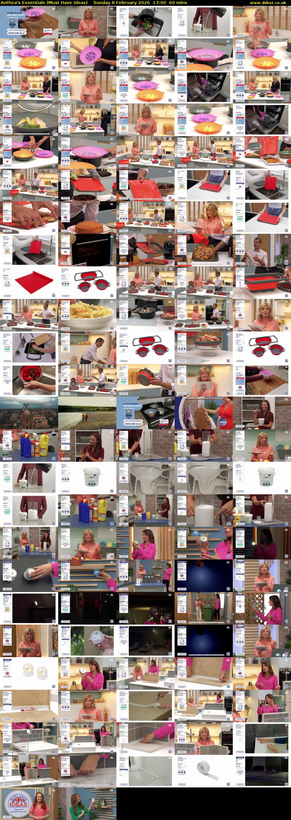 Anthea's Essentials (Must Have Ideas) Sunday 8 February 2026 17:00 - 18:00