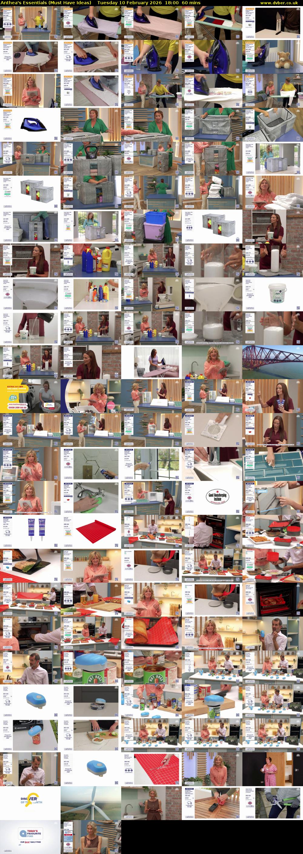 Anthea's Essentials (Must Have Ideas) Tuesday 10 February 2026 18:00 - 19:00