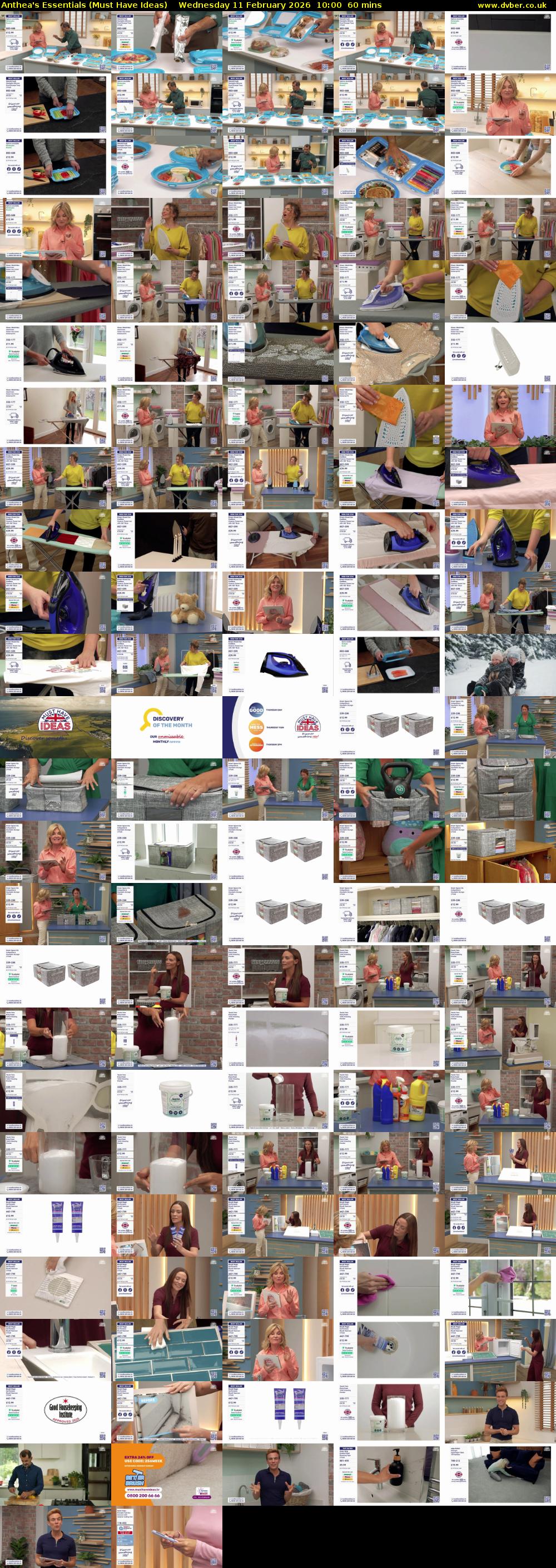 Anthea's Essentials (Must Have Ideas) Wednesday 11 February 2026 10:00 - 11:00