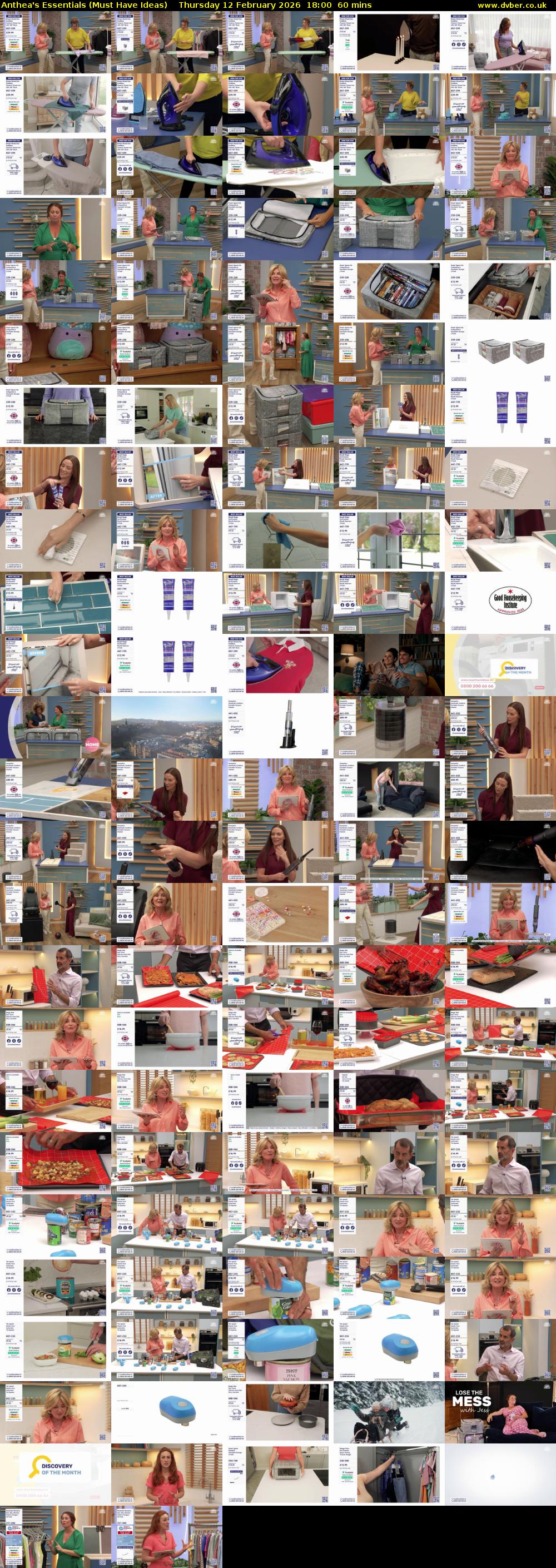 Anthea's Essentials (Must Have Ideas) Thursday 12 February 2026 18:00 - 19:00