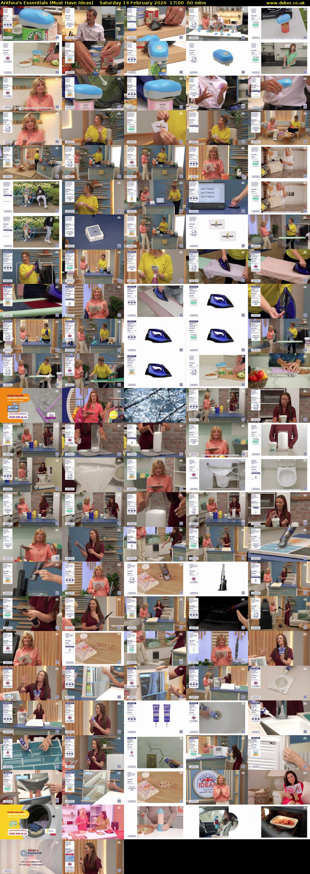 Anthea's Essentials (Must Have Ideas) Saturday 14 February 2026 17:00 - 18:00