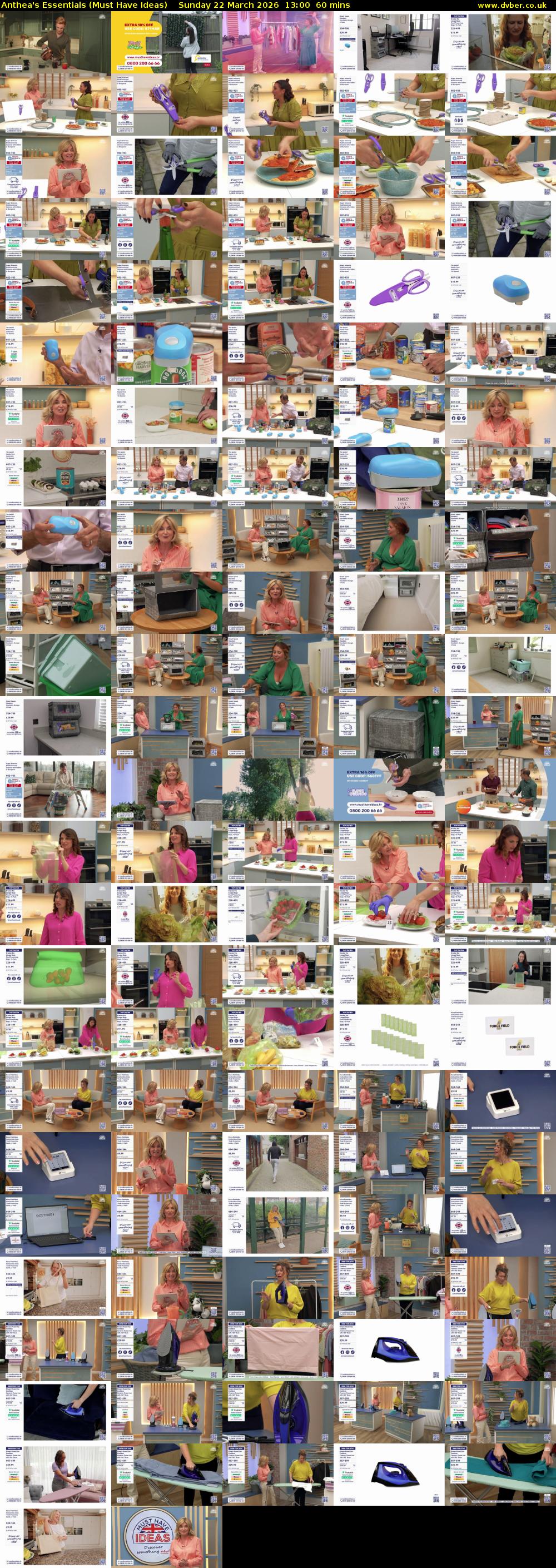 Anthea's Essentials (Must Have Ideas) Sunday 22 March 2026 13:00 - 14:00