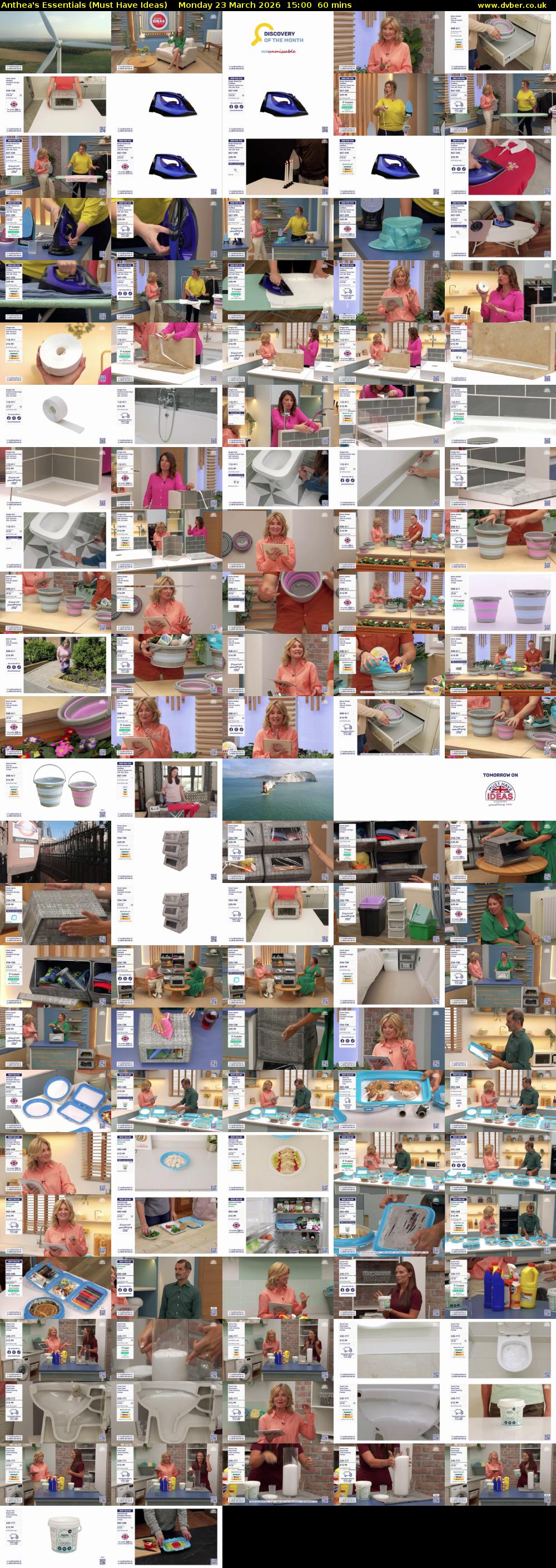 Anthea's Essentials (Must Have Ideas) Monday 23 March 2026 15:00 - 16:00