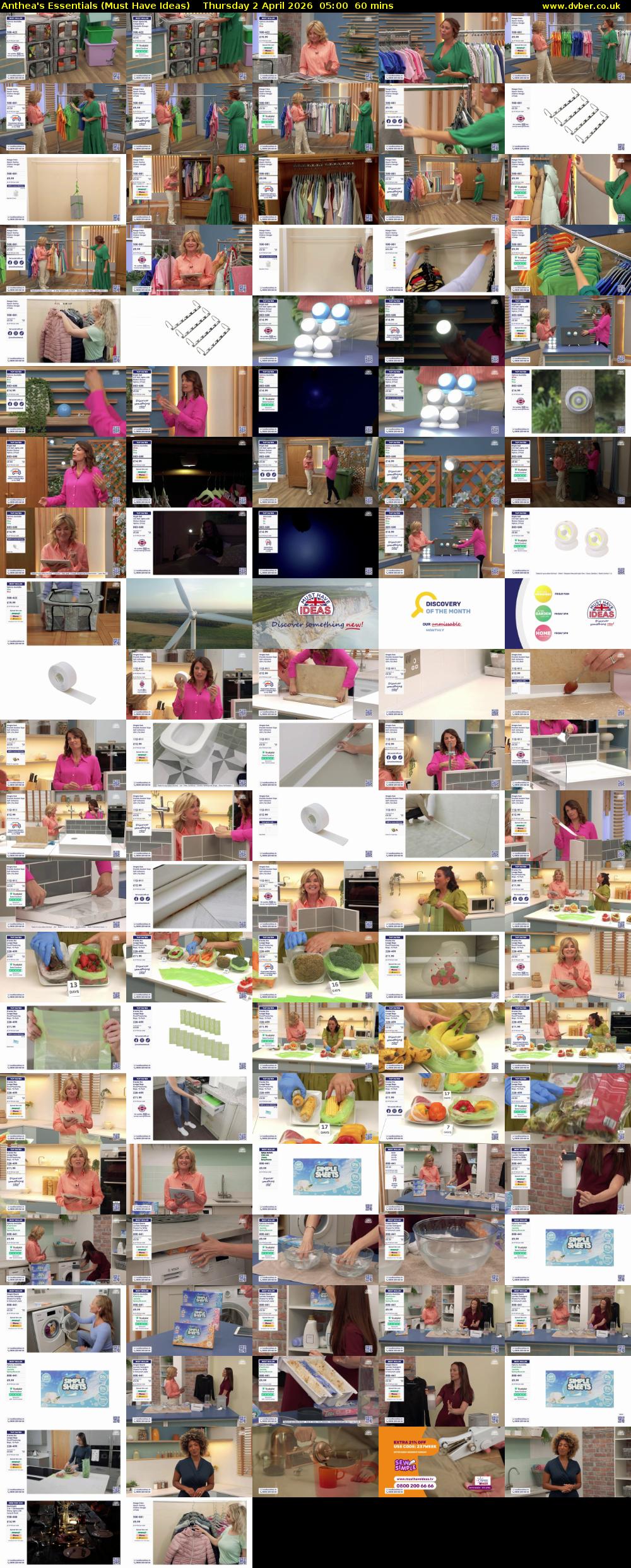 Anthea's Essentials (Must Have Ideas) Thursday 2 April 2026 05:00 - 06:00