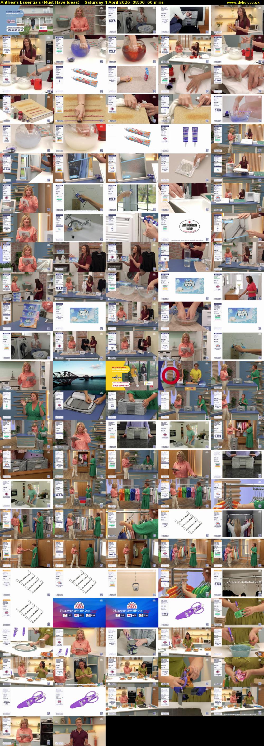 Anthea's Essentials (Must Have Ideas) Saturday 4 April 2026 08:00 - 09:00