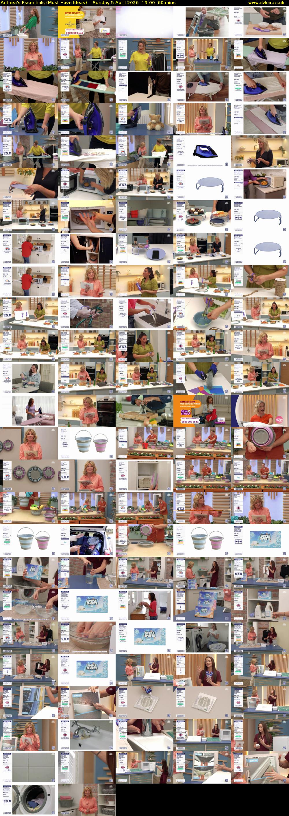 Anthea's Essentials (Must Have Ideas) Sunday 5 April 2026 19:00 - 20:00