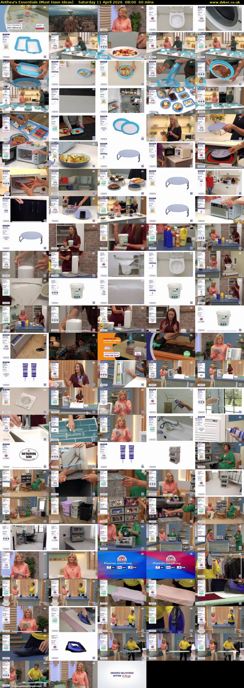 Anthea's Essentials (Must Have Ideas) Saturday 11 April 2026 08:00 - 09:00