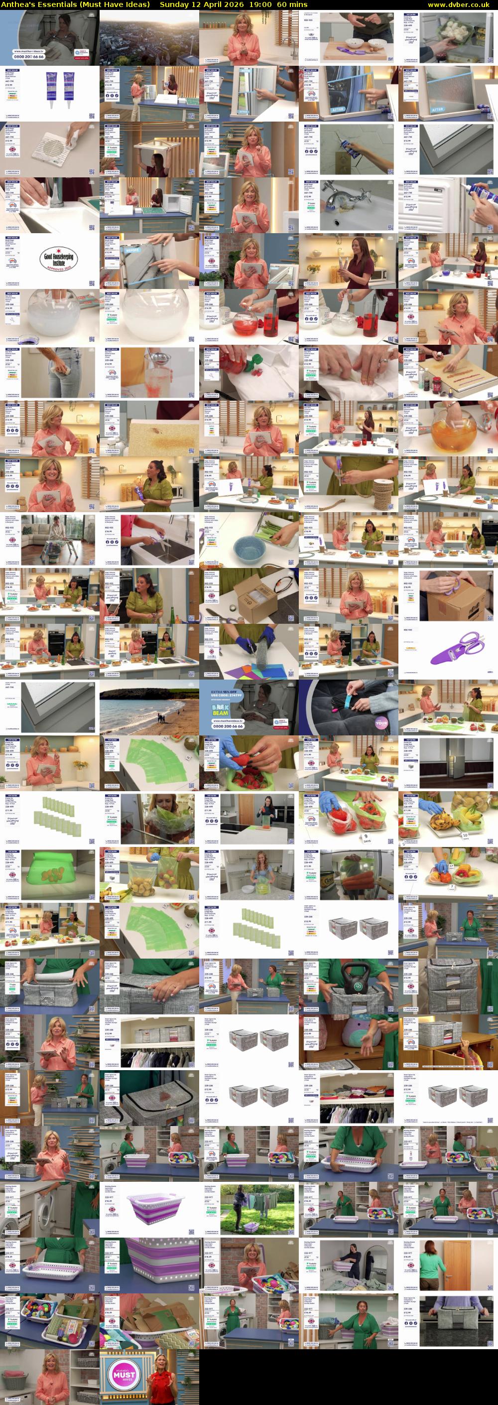 Anthea's Essentials (Must Have Ideas) Sunday 12 April 2026 19:00 - 20:00