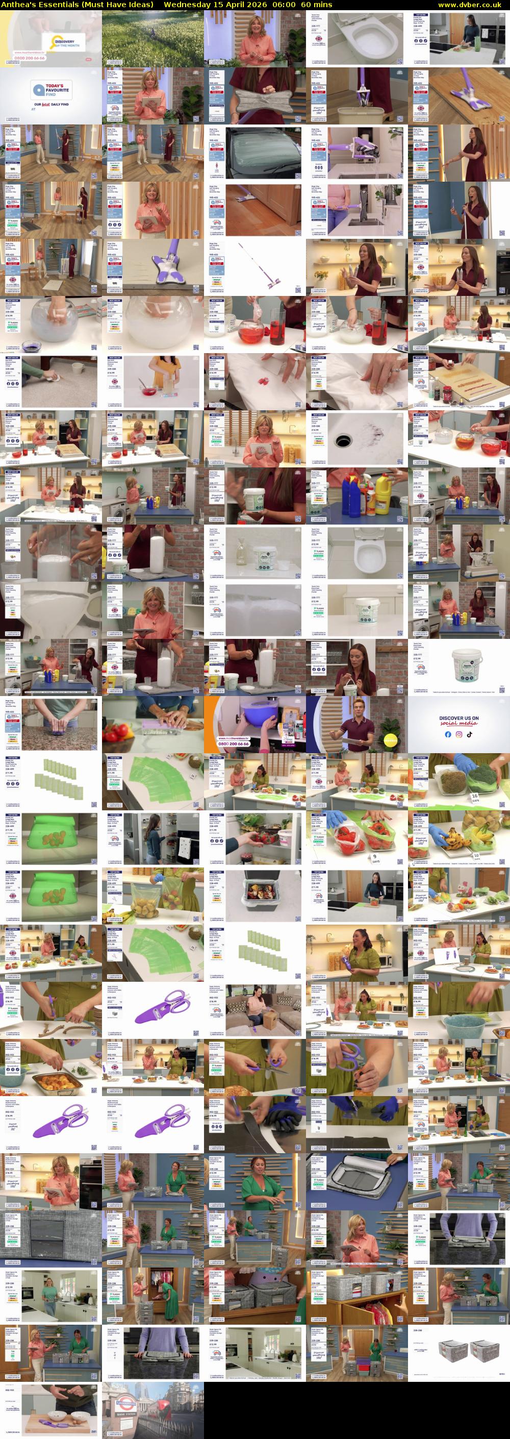 Anthea's Essentials (Must Have Ideas) Wednesday 15 April 2026 06:00 - 07:00