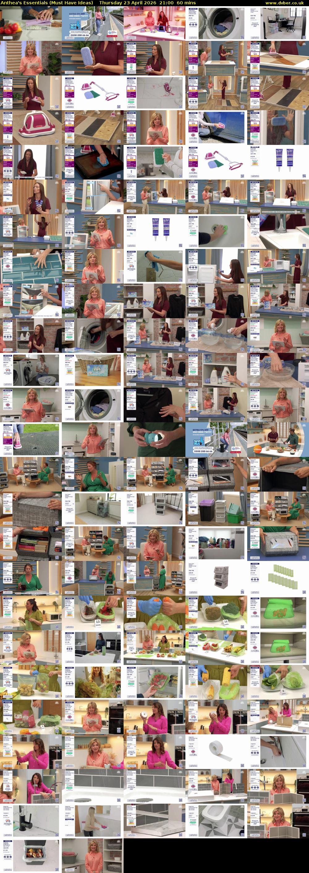 Anthea's Essentials (Must Have Ideas) Thursday 23 April 2026 21:00 - 22:00
