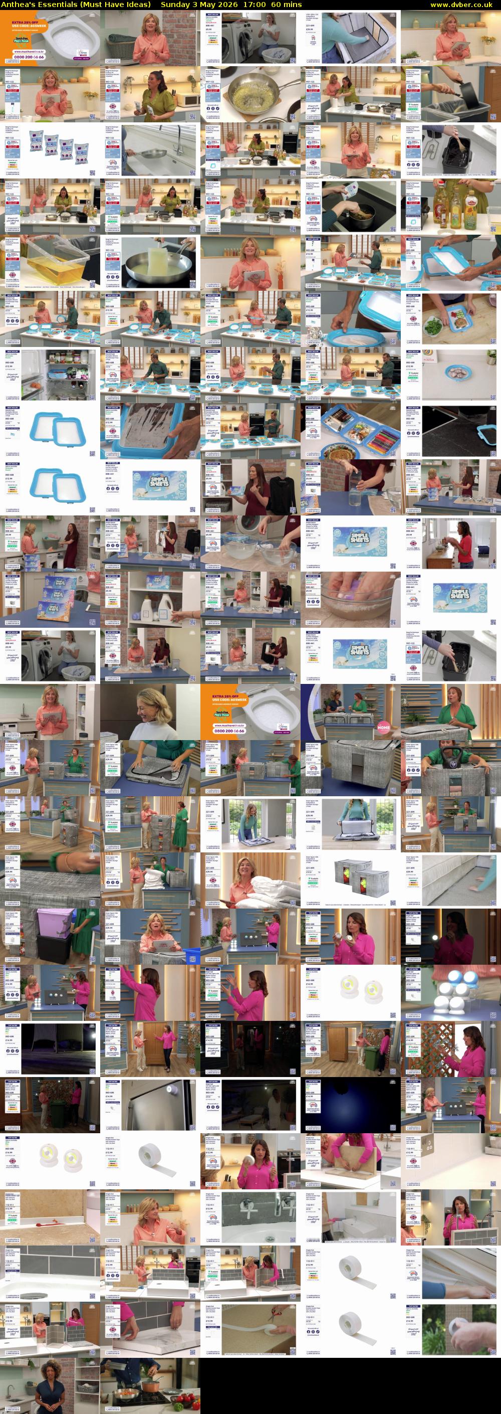 Anthea's Essentials (Must Have Ideas) Sunday 3 May 2026 17:00 - 18:00