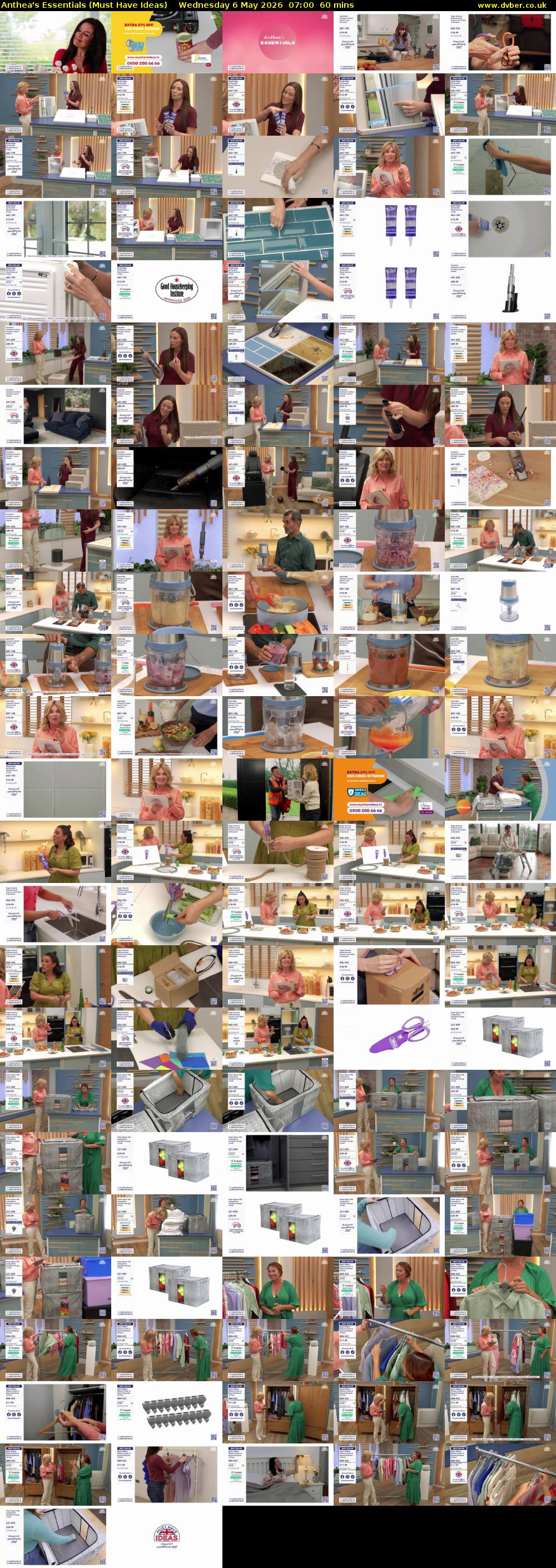Anthea's Essentials (Must Have Ideas) Wednesday 6 May 2026 07:00 - 08:00