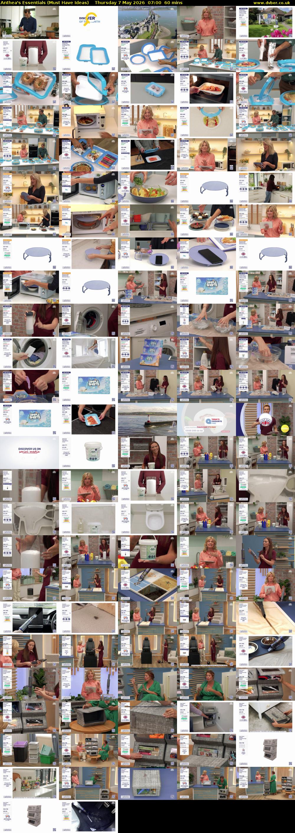 Anthea's Essentials (Must Have Ideas) Thursday 7 May 2026 07:00 - 08:00