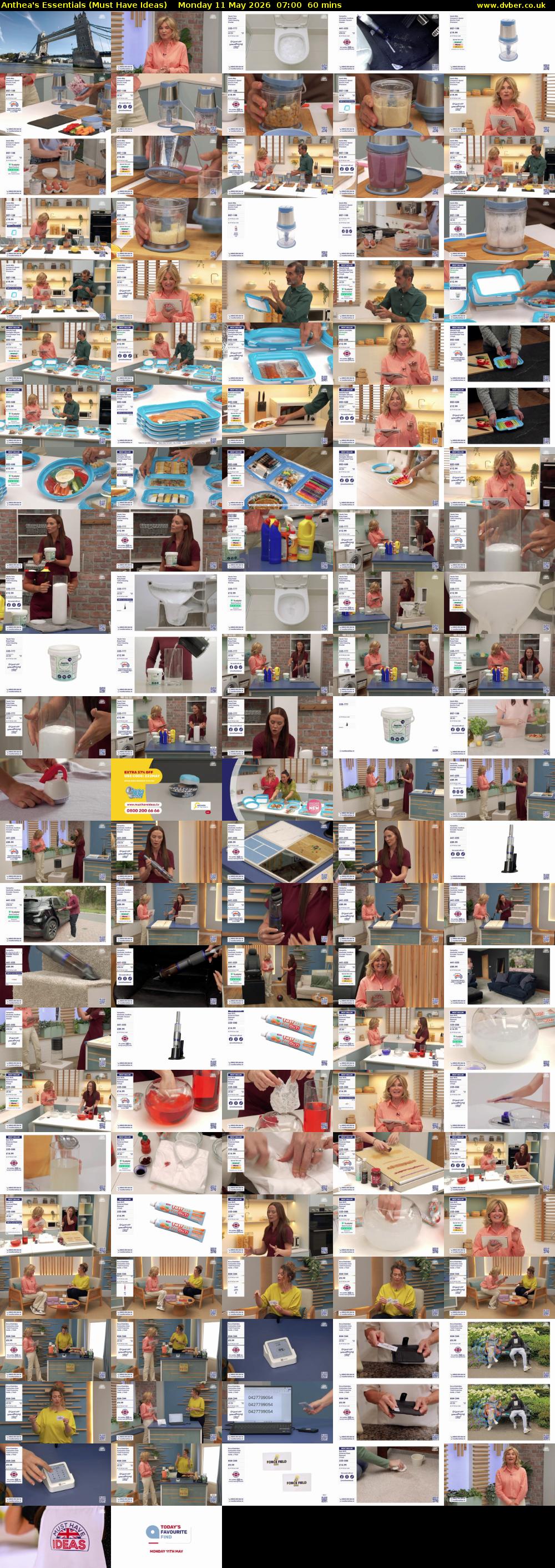 Anthea's Essentials (Must Have Ideas) Monday 11 May 2026 07:00 - 08:00