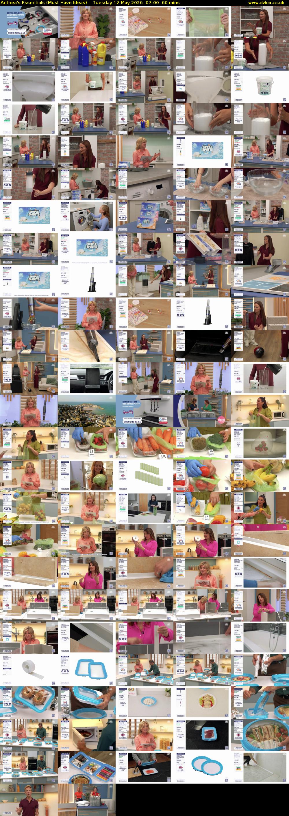 Anthea's Essentials (Must Have Ideas) Tuesday 12 May 2026 07:00 - 08:00