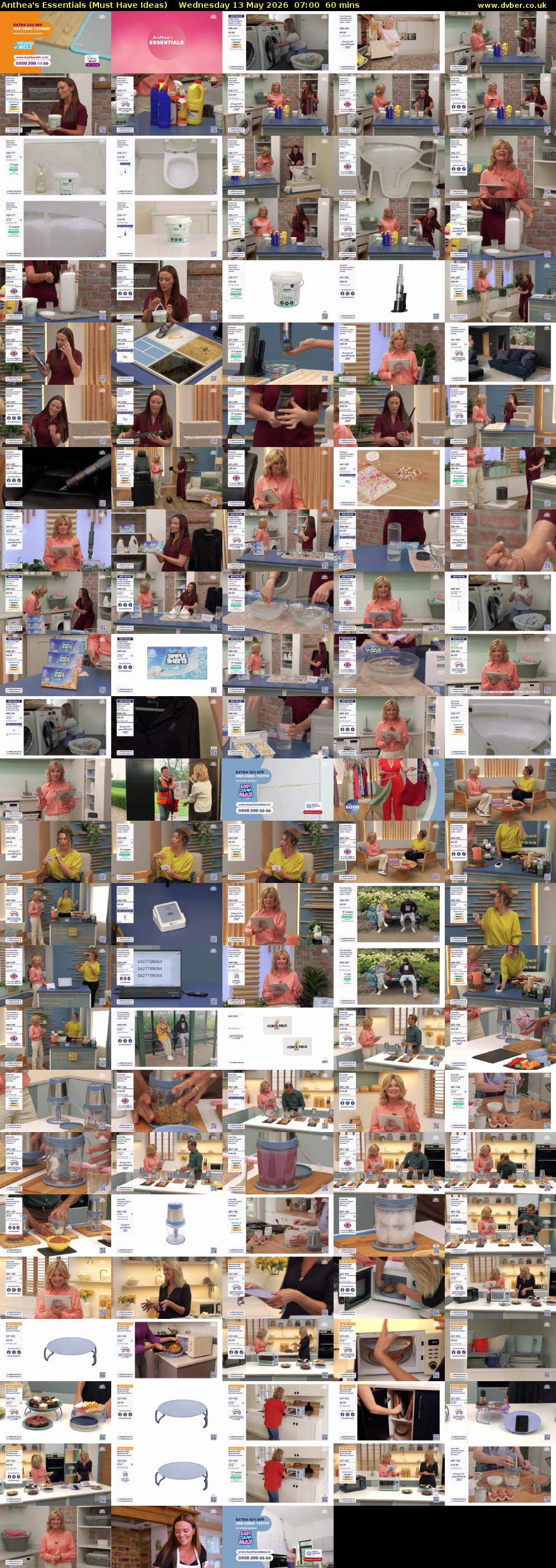 Anthea's Essentials (Must Have Ideas) Wednesday 13 May 2026 07:00 - 08:00