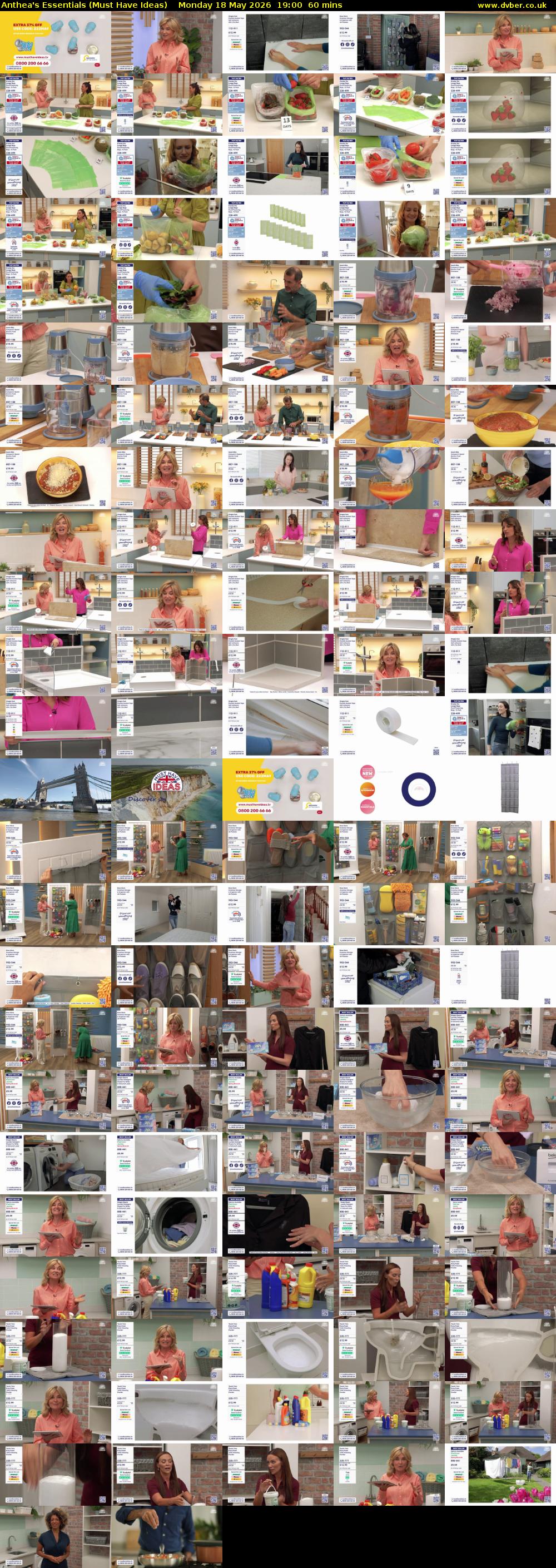 Anthea's Essentials (Must Have Ideas) Monday 18 May 2026 19:00 - 20:00