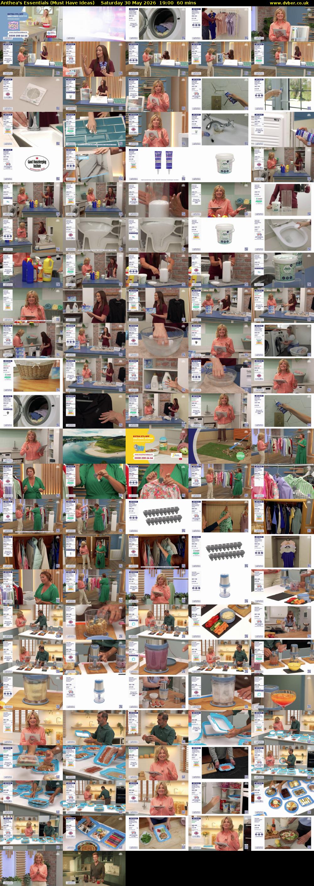 Anthea's Essentials (Must Have Ideas) Saturday 30 May 2026 19:00 - 20:00