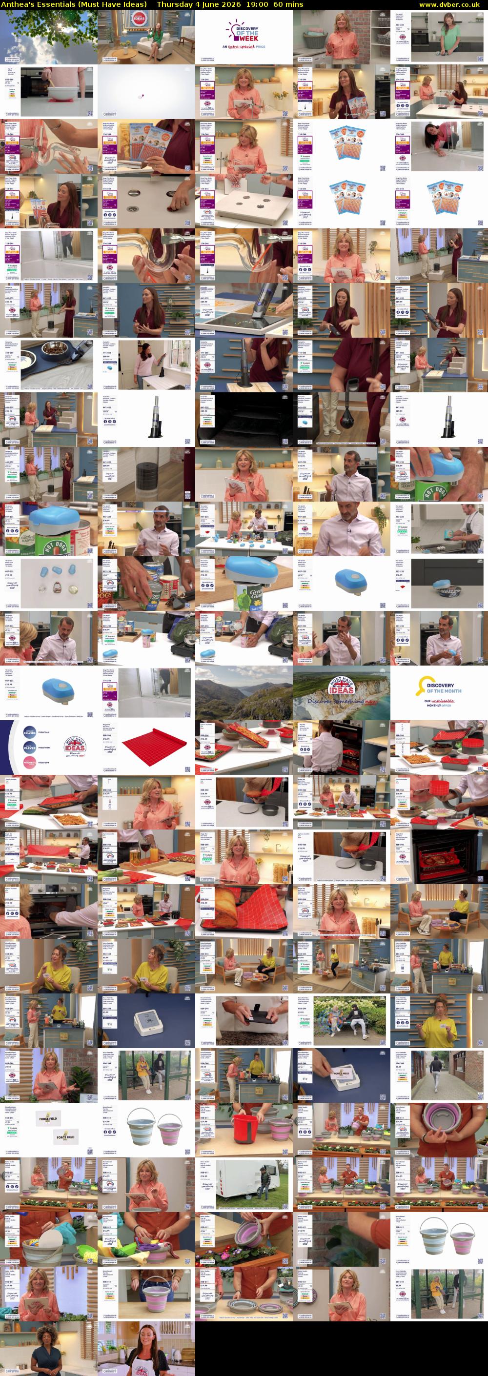 Anthea's Essentials (Must Have Ideas) Thursday 4 June 2026 19:00 - 20:00
