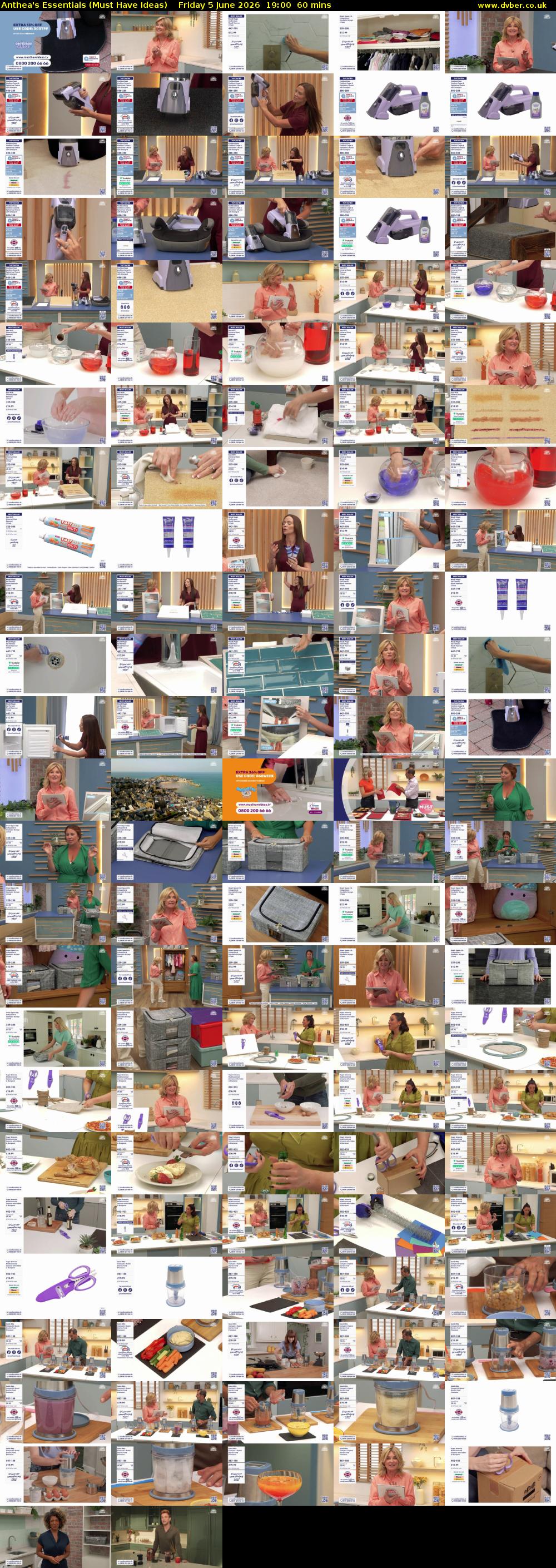 Anthea's Essentials (Must Have Ideas) Friday 5 June 2026 19:00 - 20:00