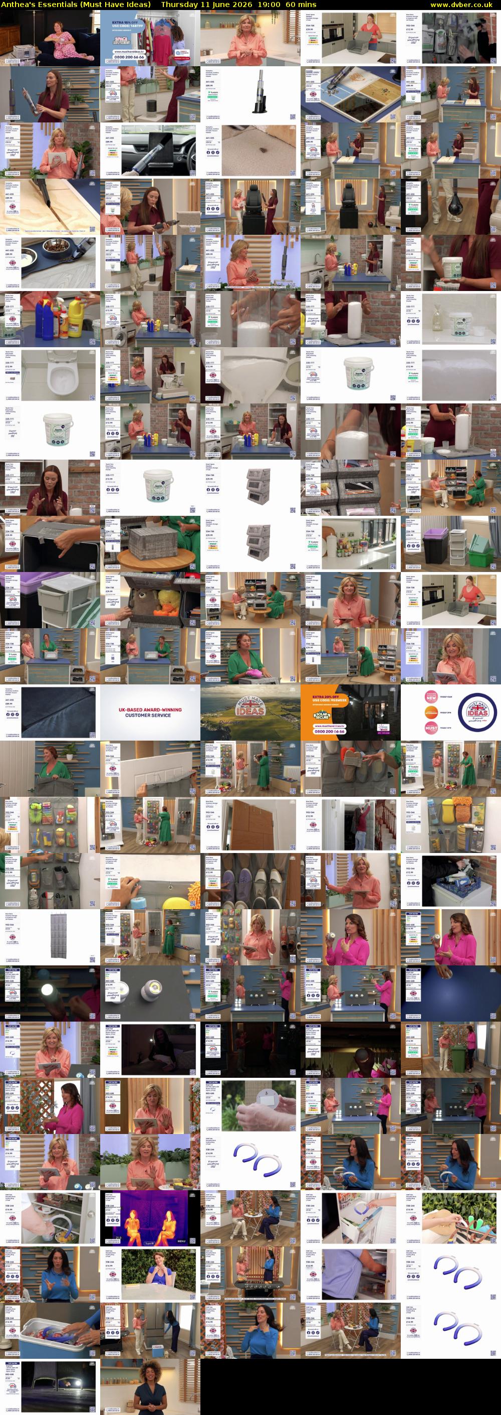 Anthea's Essentials (Must Have Ideas) Thursday 11 June 2026 19:00 - 20:00