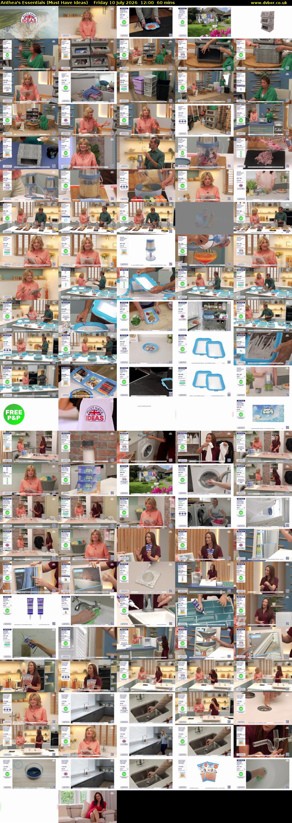 Anthea's Essentials (Must Have Ideas) Friday 10 July 2026 12:00 - 13:00