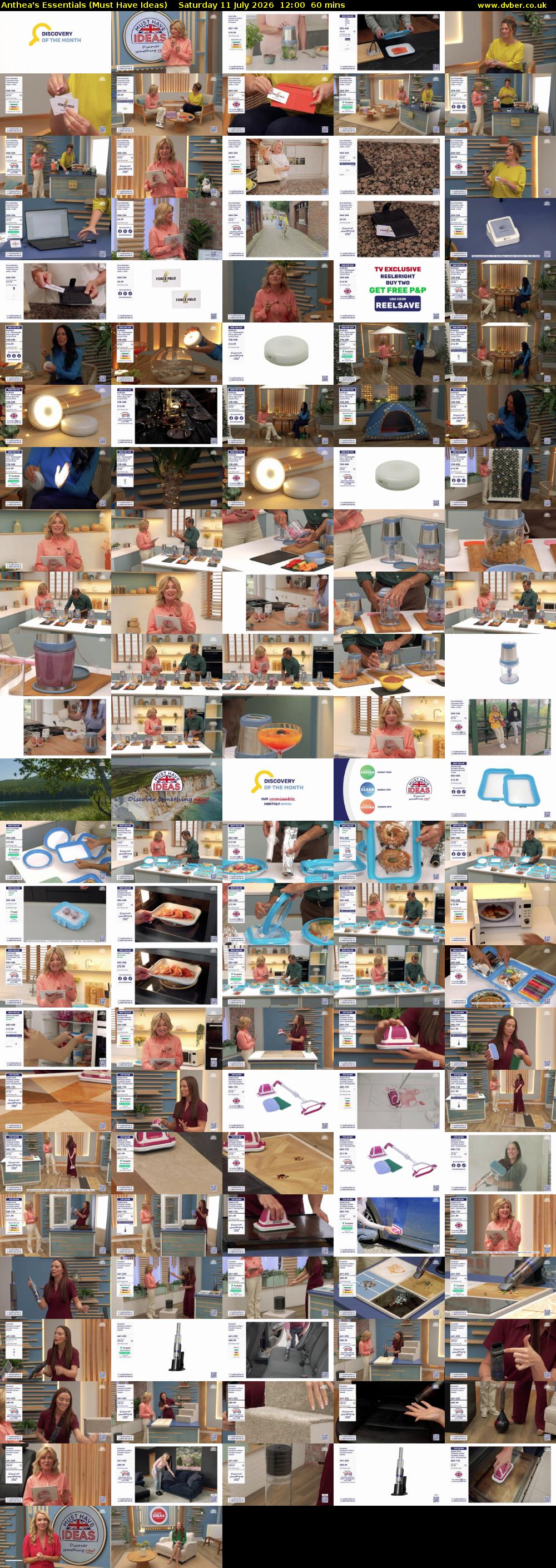 Anthea's Essentials (Must Have Ideas) Saturday 11 July 2026 12:00 - 13:00