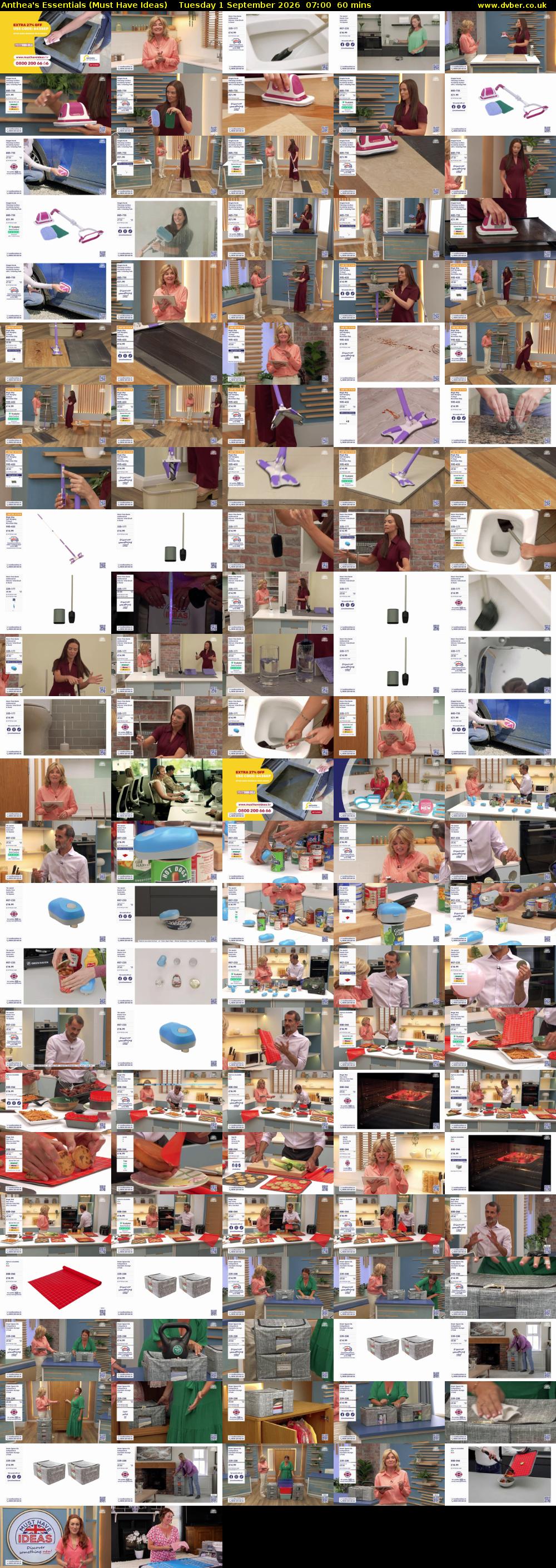 Anthea's Essentials (Must Have Ideas) Tuesday 1 September 2026 07:00 - 08:00