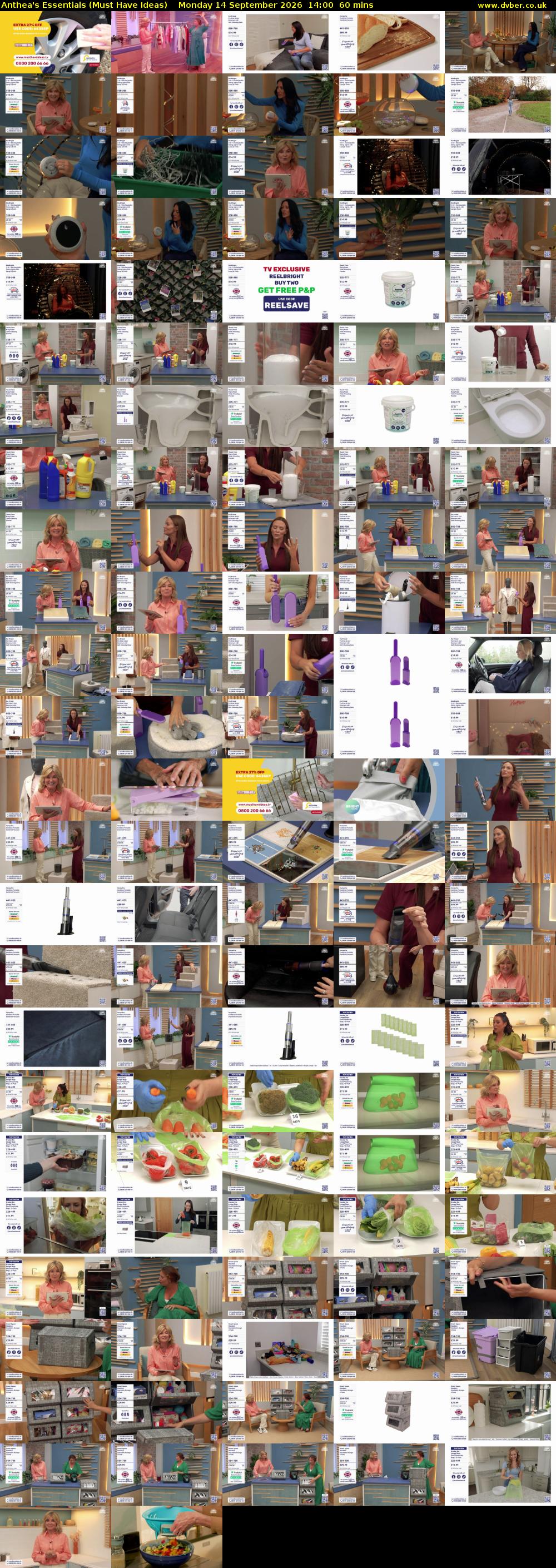 Anthea's Essentials (Must Have Ideas) Monday 14 September 2026 14:00 - 15:00