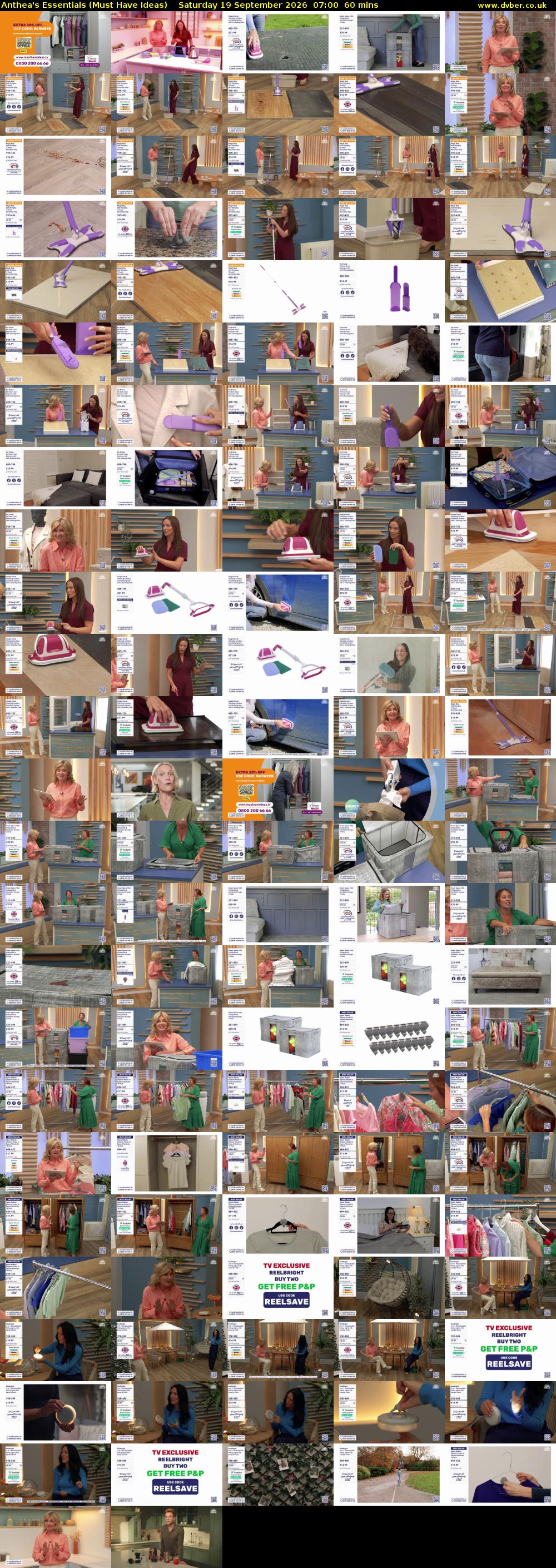 Anthea's Essentials (Must Have Ideas) Saturday 19 September 2026 07:00 - 08:00