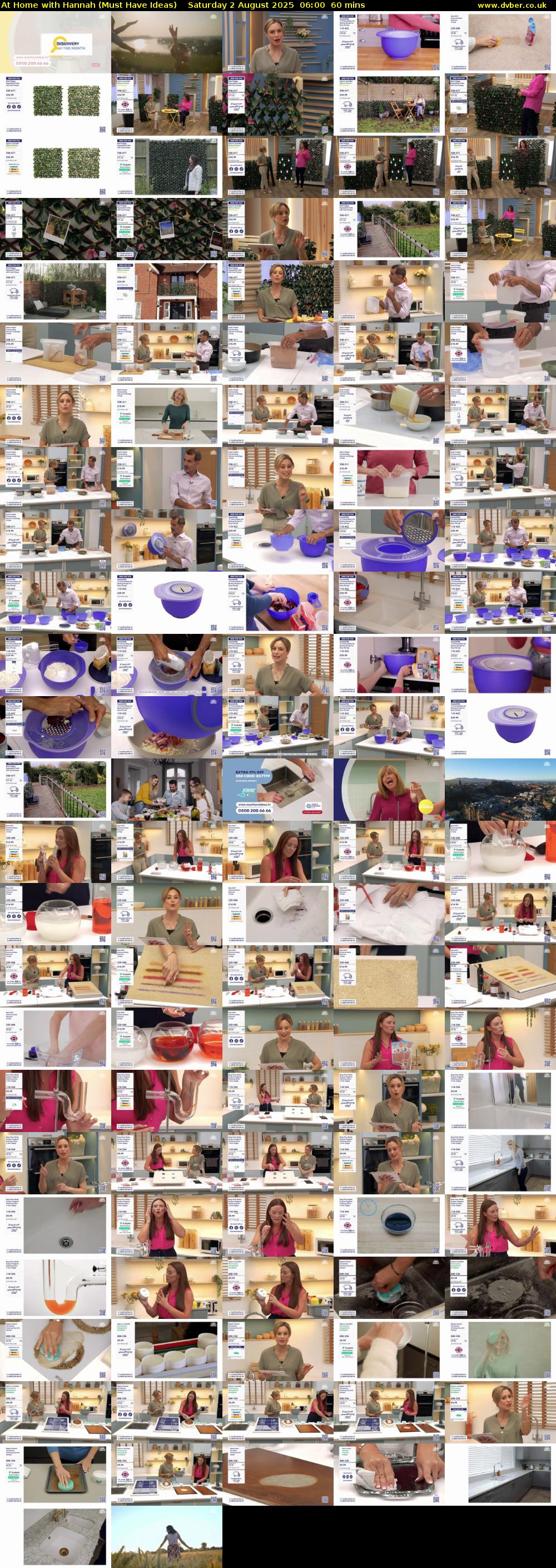 At Home with Hannah (Must Have Ideas) Saturday 2 August 2025 06:00 - 07:00