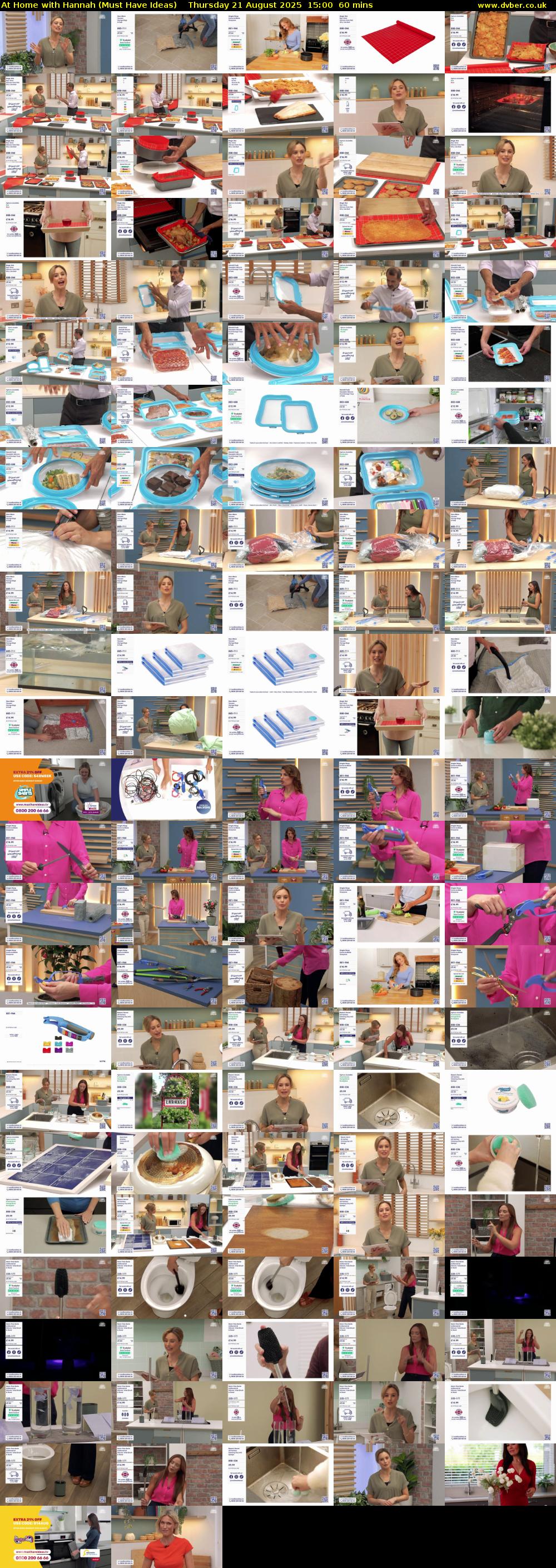 At Home with Hannah (Must Have Ideas) Thursday 21 August 2025 15:00 - 16:00