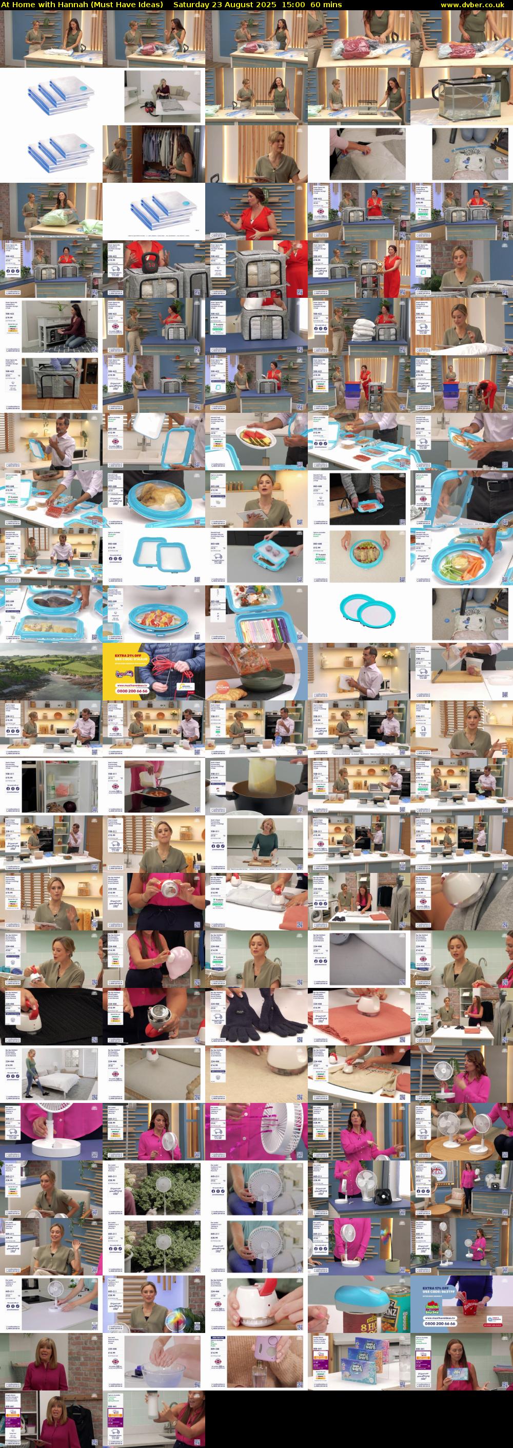 At Home with Hannah (Must Have Ideas) Saturday 23 August 2025 15:00 - 16:00