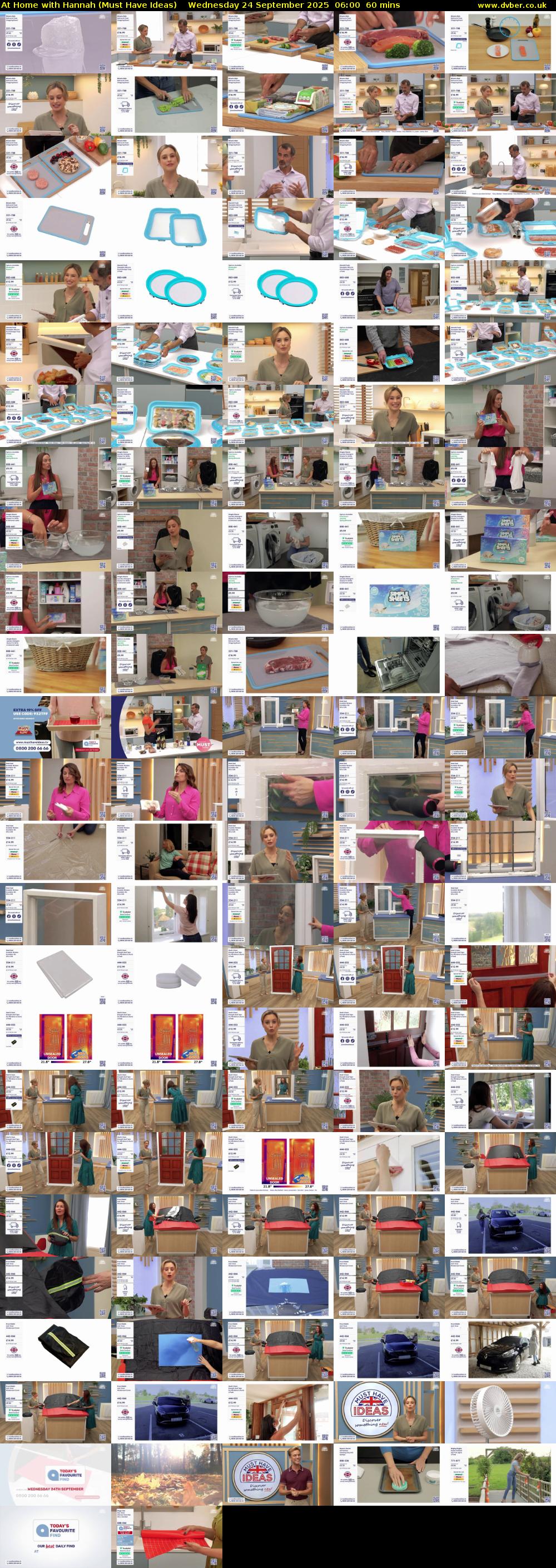 At Home with Hannah (Must Have Ideas) Wednesday 24 September 2025 06:00 - 07:00