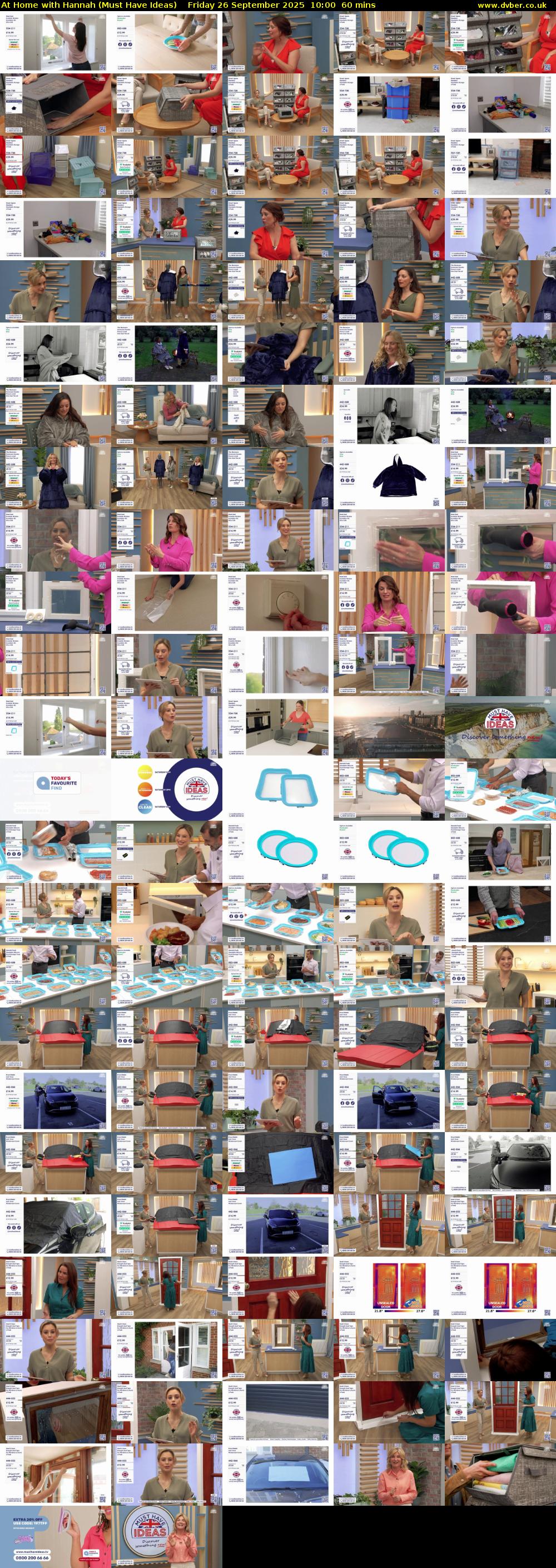 At Home with Hannah (Must Have Ideas) Friday 26 September 2025 10:00 - 11:00