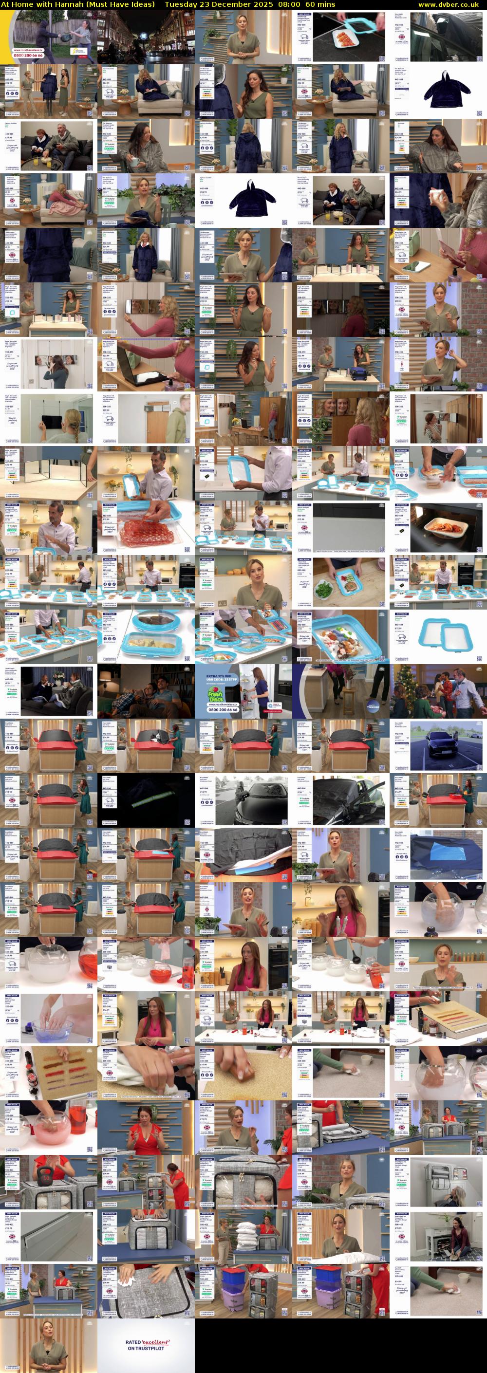 At Home with Hannah (Must Have Ideas) Tuesday 23 December 2025 08:00 - 09:00