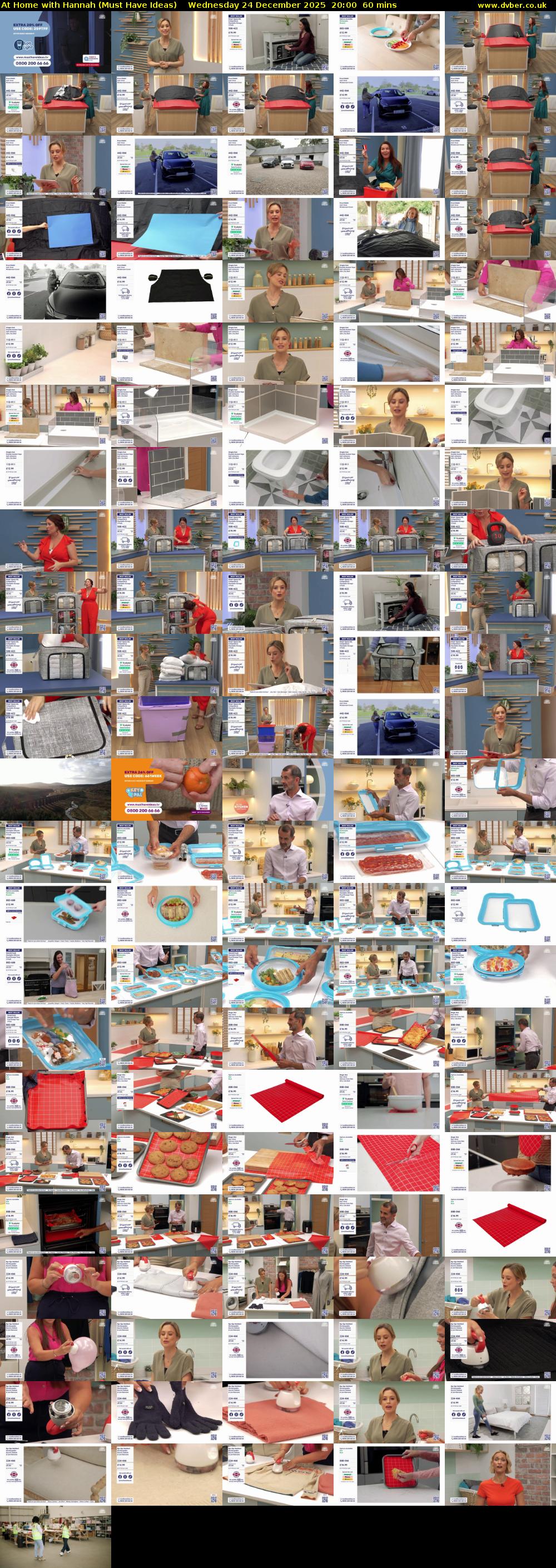 At Home with Hannah (Must Have Ideas) Wednesday 24 December 2025 20:00 - 21:00