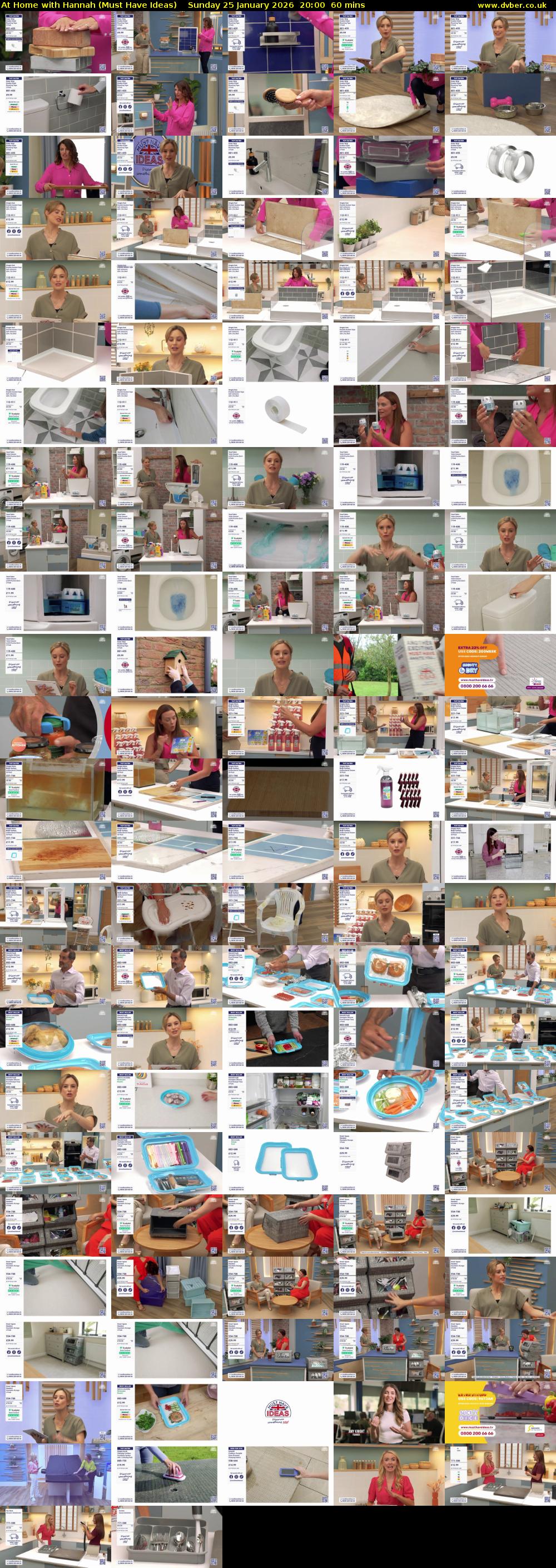 At Home with Hannah (Must Have Ideas) Sunday 25 January 2026 20:00 - 21:00