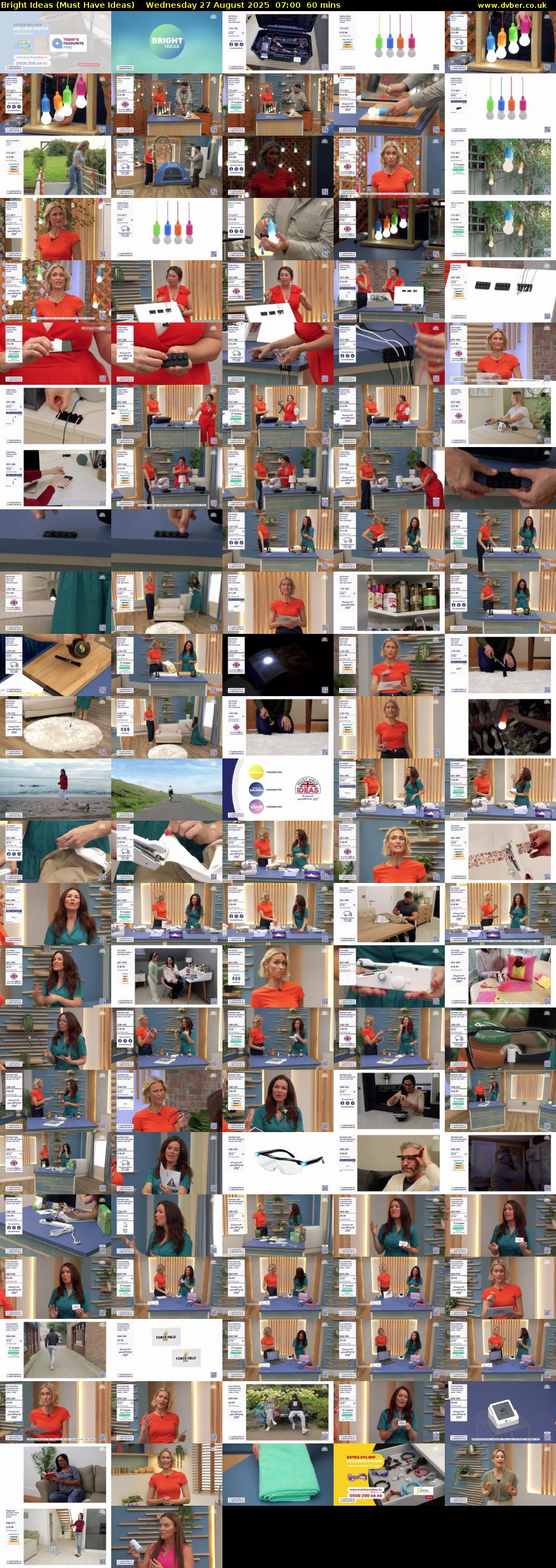 Bright Ideas (Must Have Ideas) Wednesday 27 August 2025 07:00 - 08:00