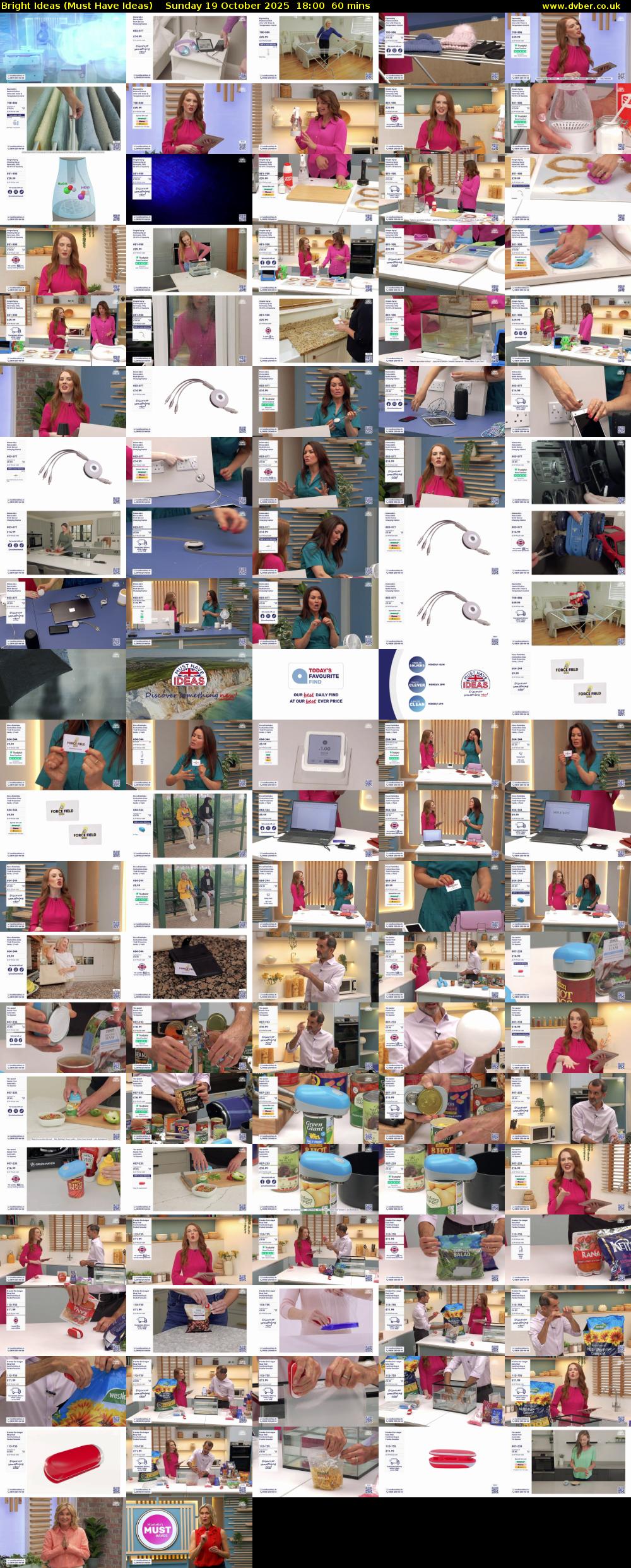 Bright Ideas (Must Have Ideas) Sunday 19 October 2025 18:00 - 19:00