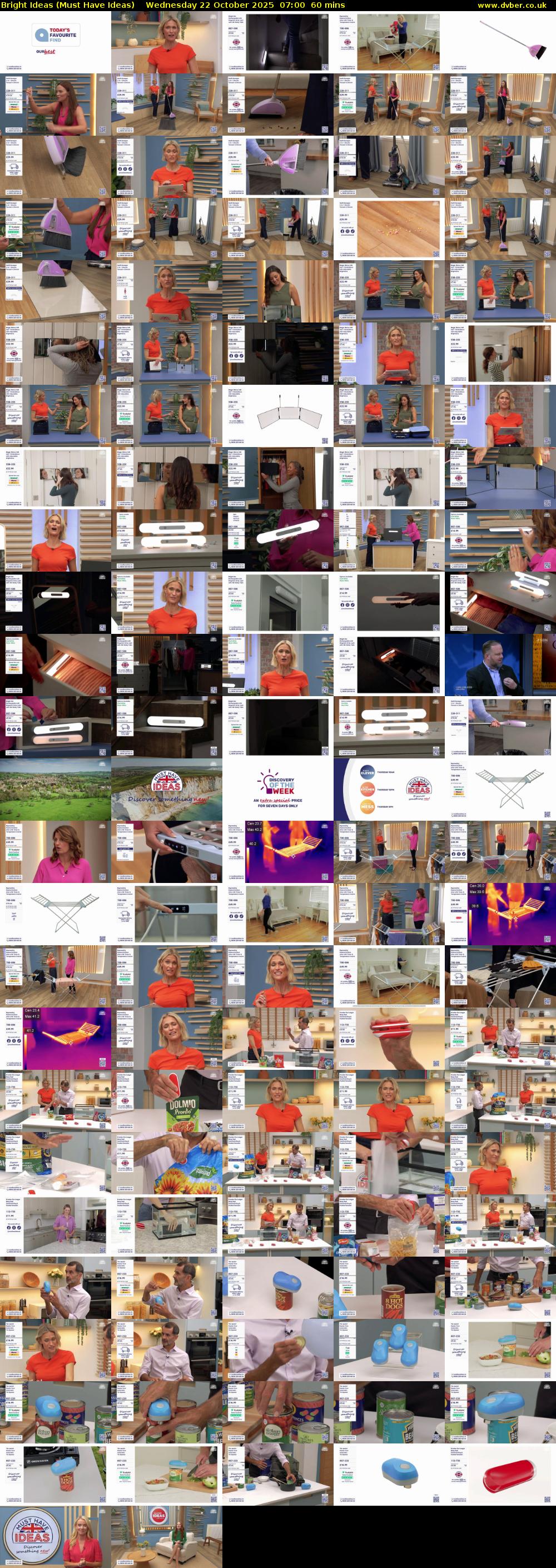 Bright Ideas (Must Have Ideas) Wednesday 22 October 2025 07:00 - 08:00