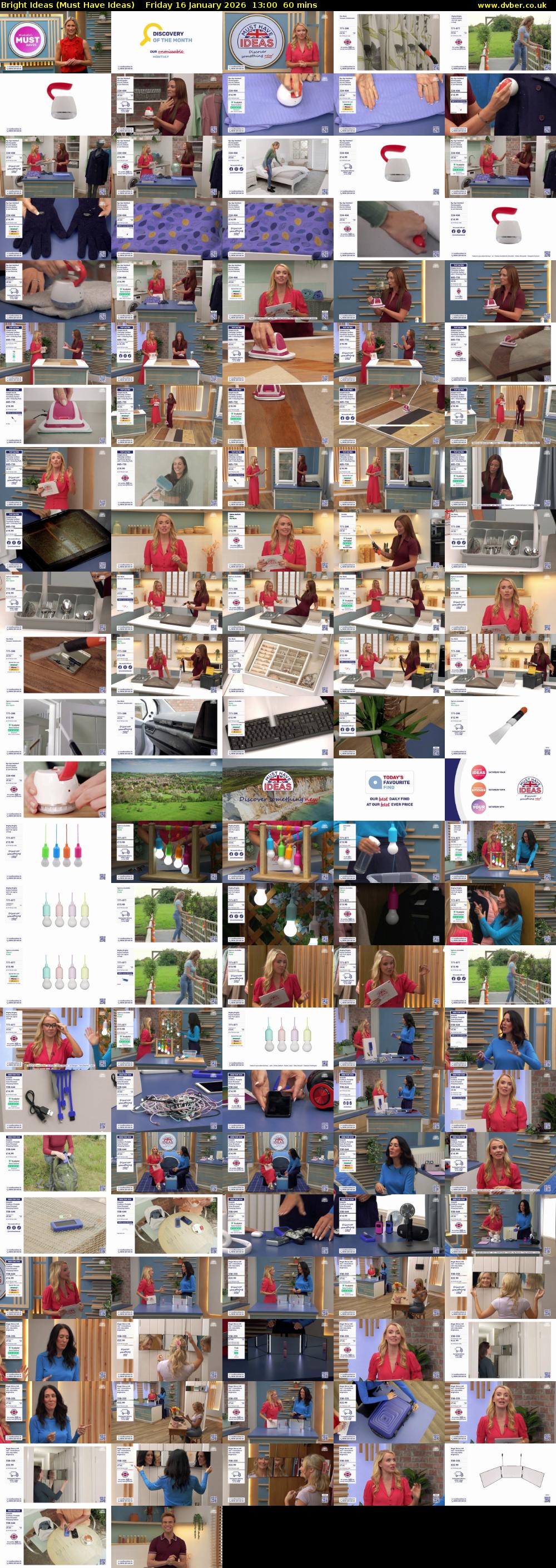 Bright Ideas (Must Have Ideas) Friday 16 January 2026 13:00 - 14:00