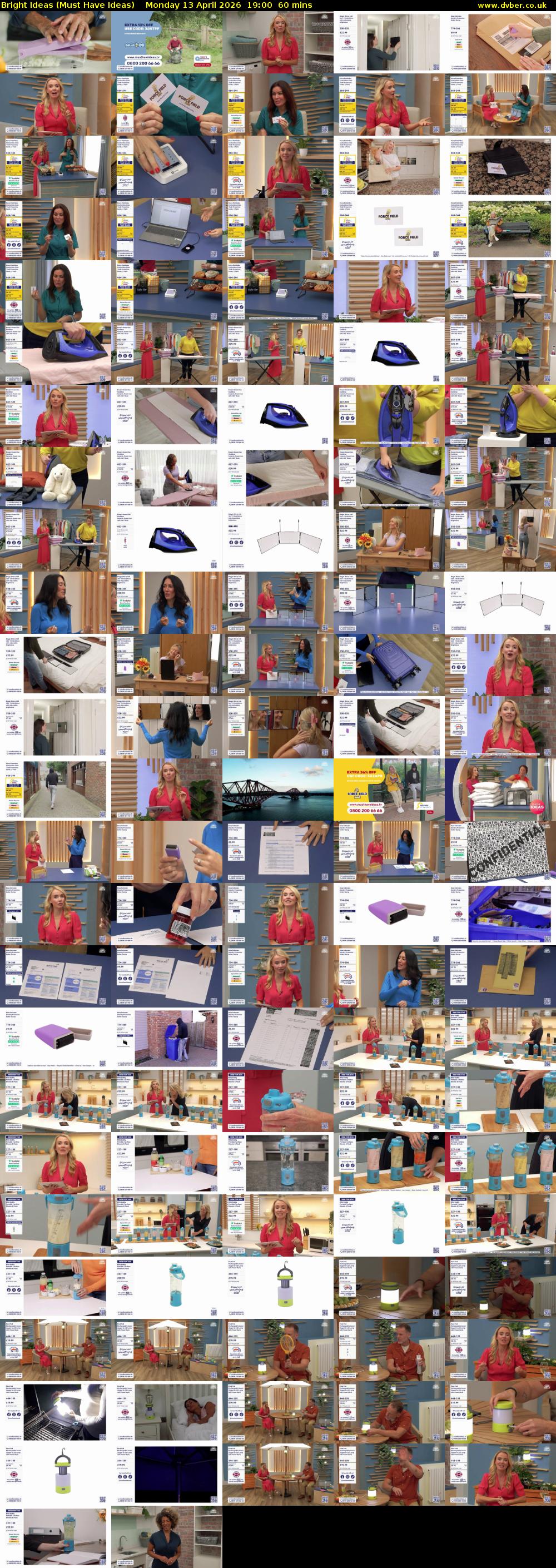 Bright Ideas (Must Have Ideas) Monday 13 April 2026 19:00 - 20:00