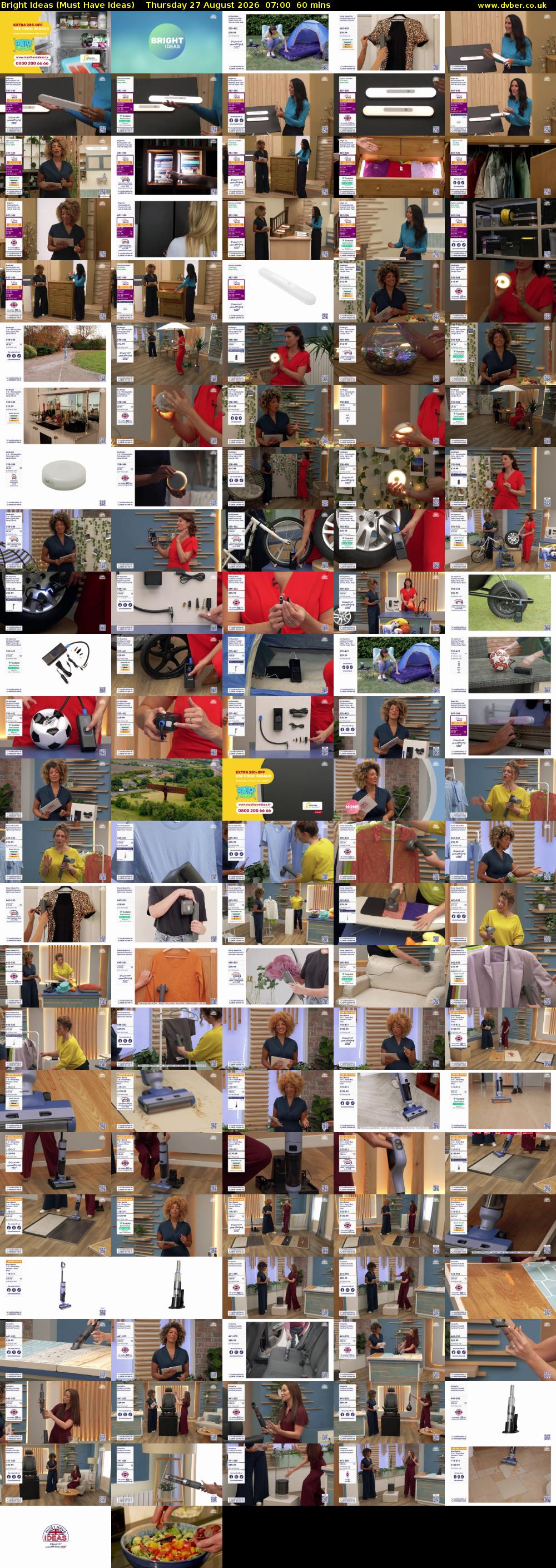 Bright Ideas (Must Have Ideas) Thursday 27 August 2026 07:00 - 08:00