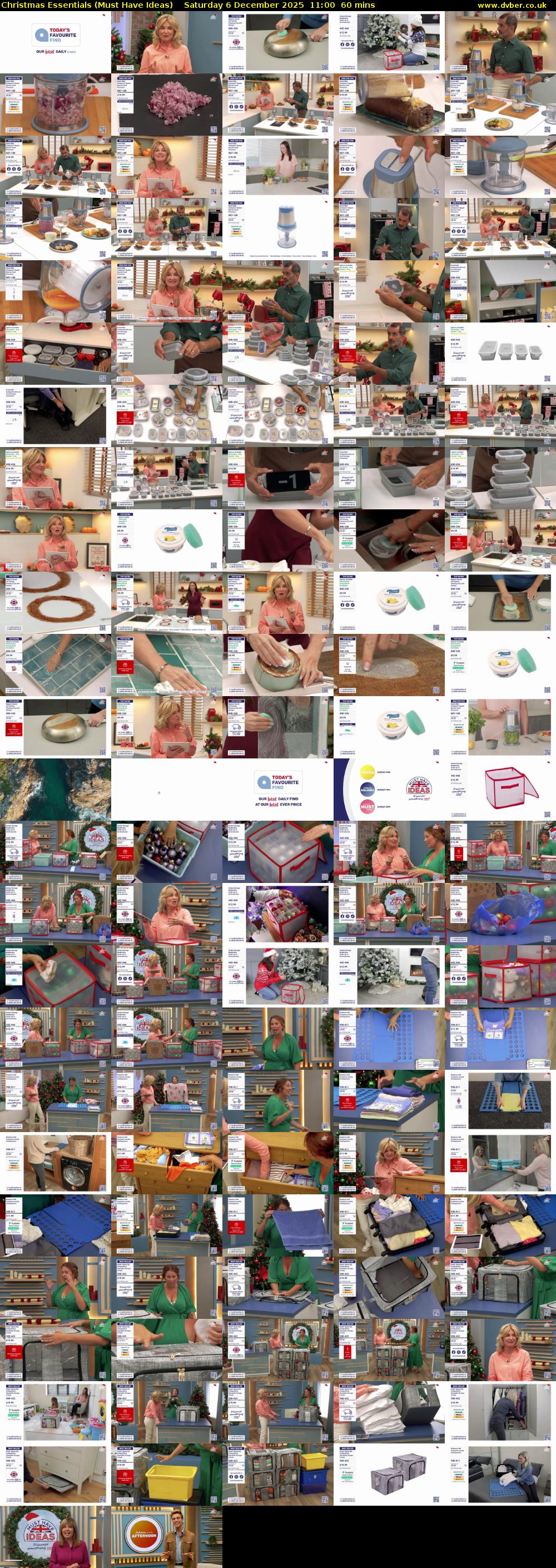 Christmas Essentials (Must Have Ideas) Saturday 6 December 2025 11:00 - 12:00