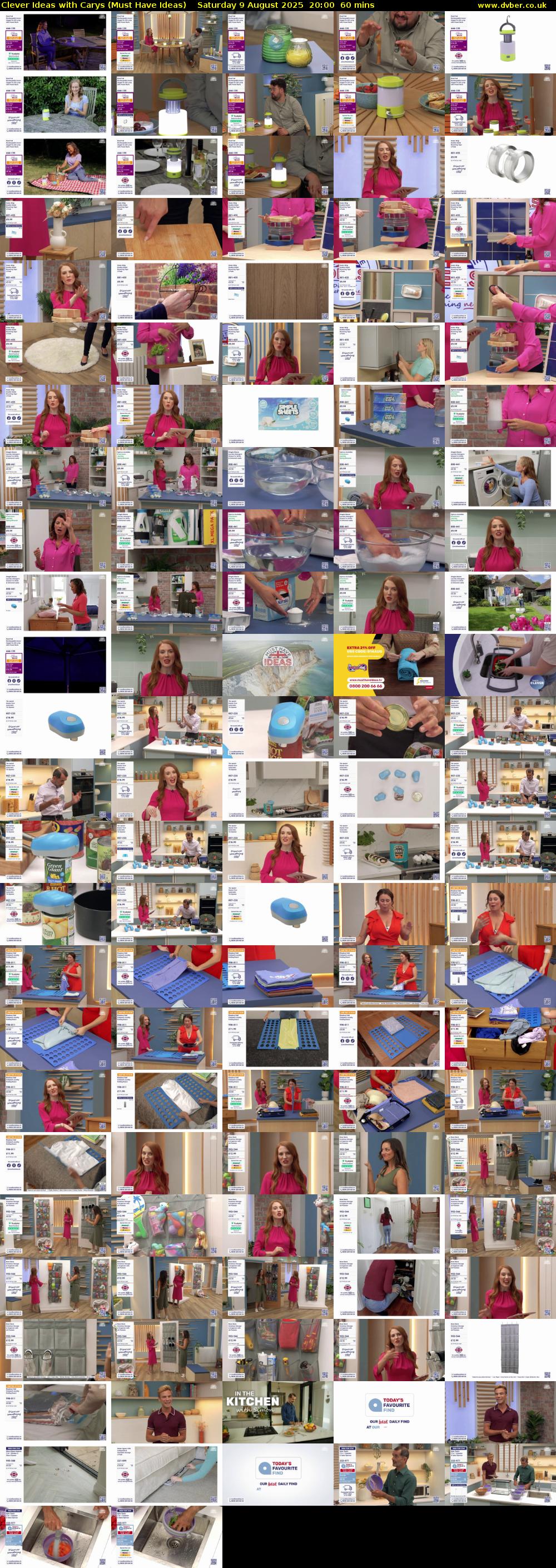 Clever Ideas with Carys (Must Have Ideas) Saturday 9 August 2025 20:00 - 21:00