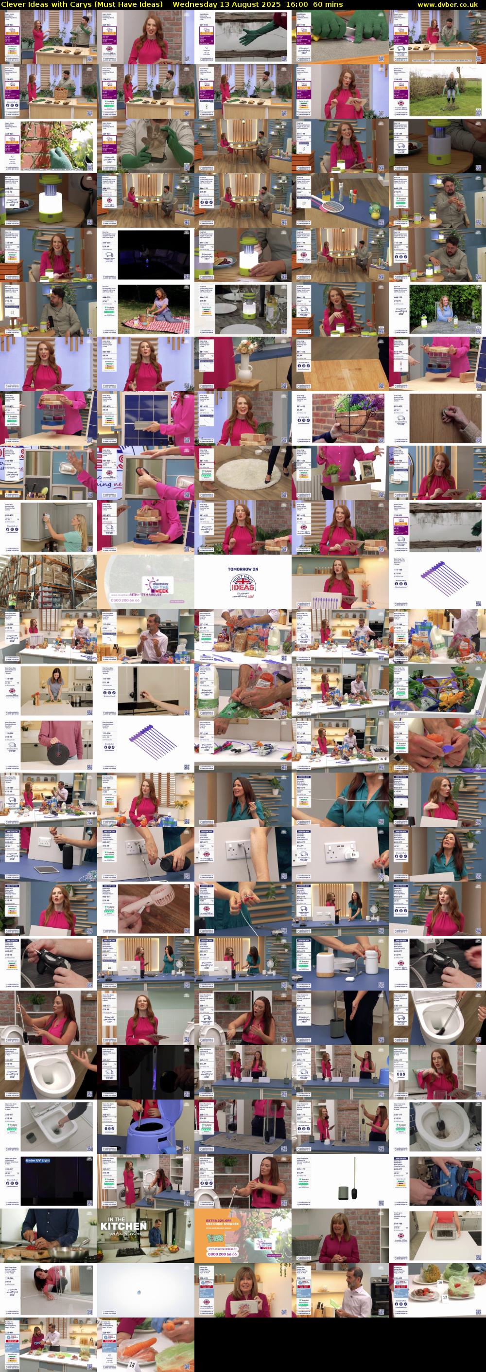 Clever Ideas with Carys (Must Have Ideas) Wednesday 13 August 2025 16:00 - 17:00
