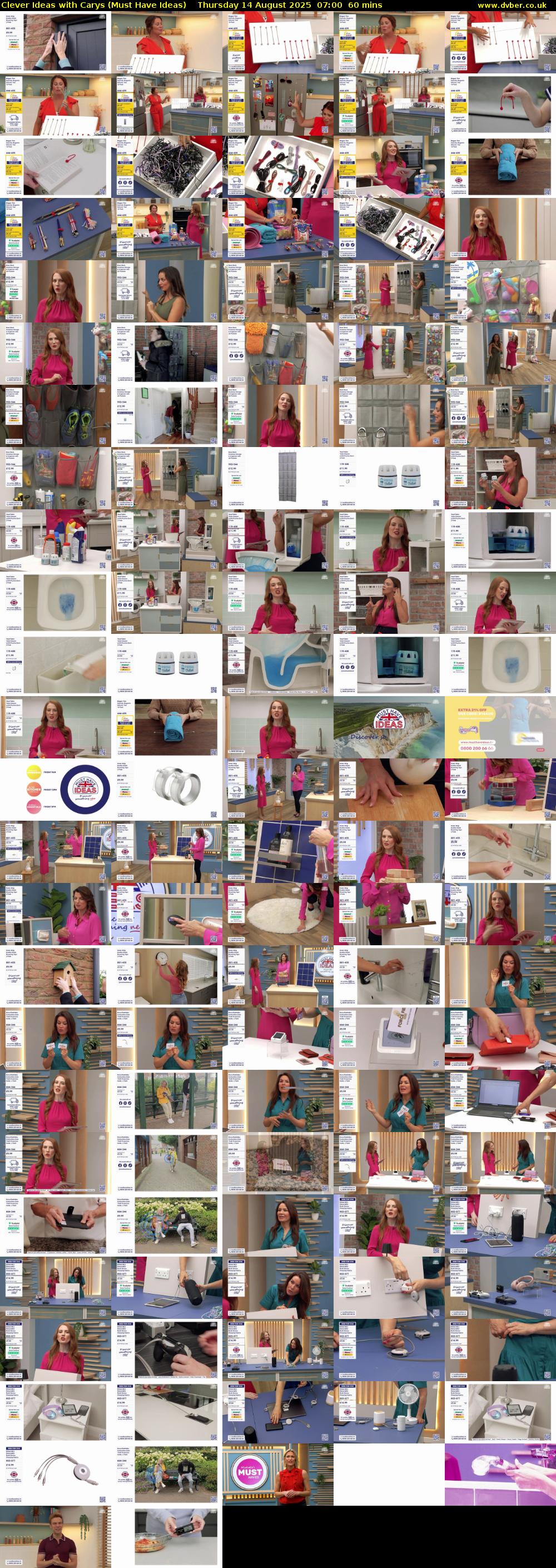 Clever Ideas with Carys (Must Have Ideas) Thursday 14 August 2025 07:00 - 08:00